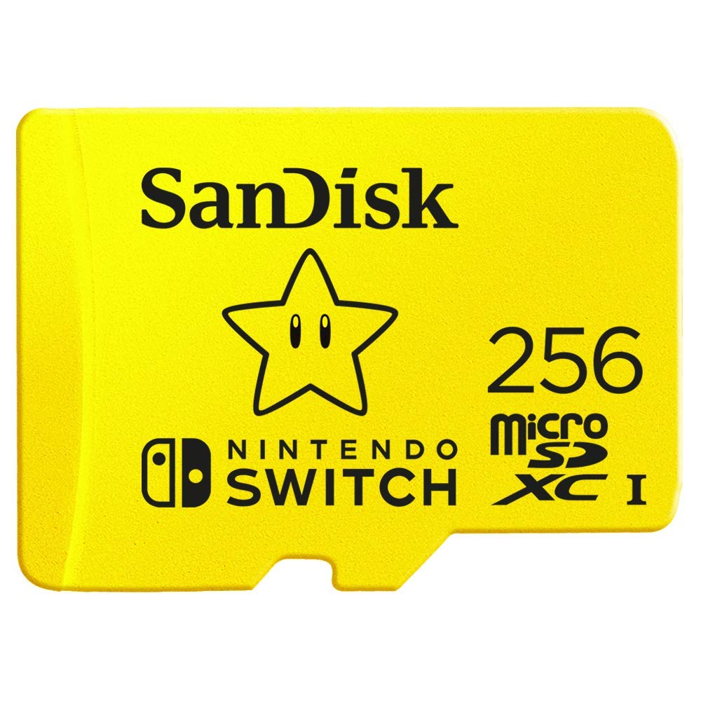SanDisk 256GB MicroSDXC UHS-I Card for Nintendo Switch - SDSQXAO-256G-GNCZN