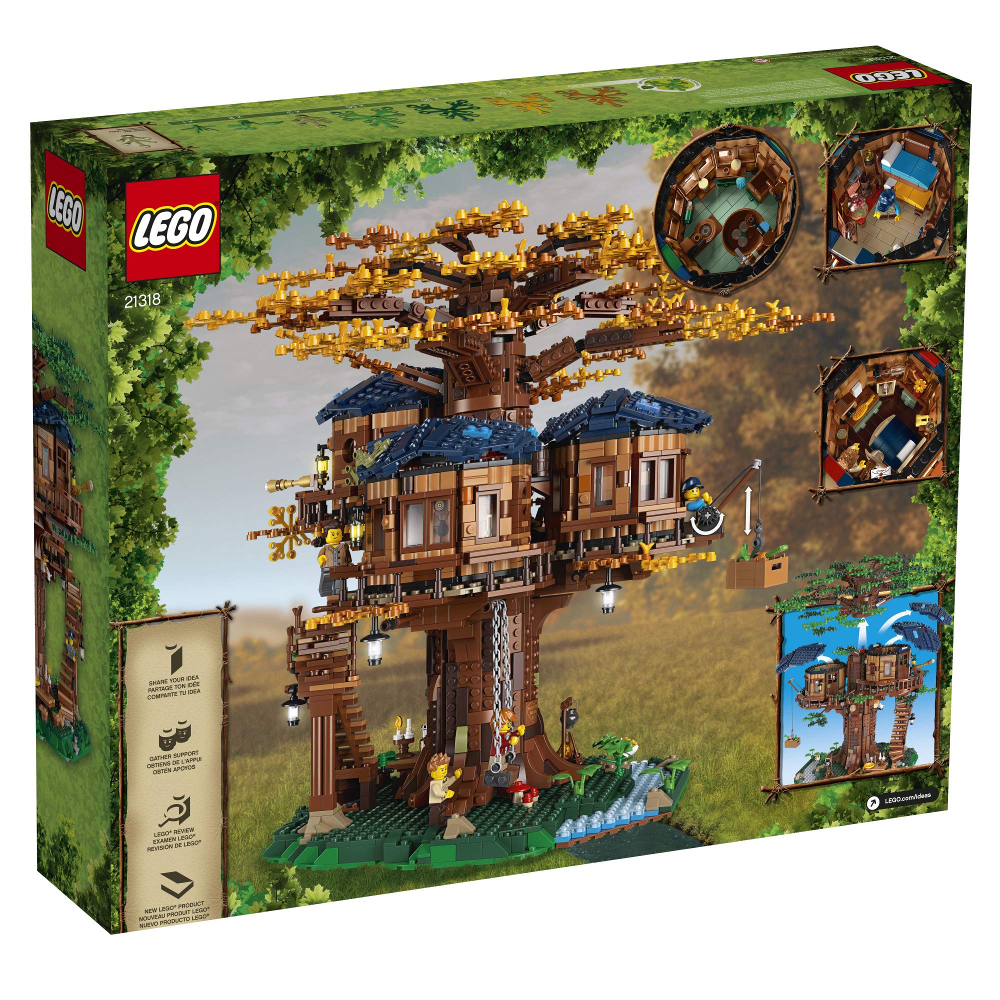 LEGO Ideas 21318 Tree House Building Kit (3,036 Pieces)