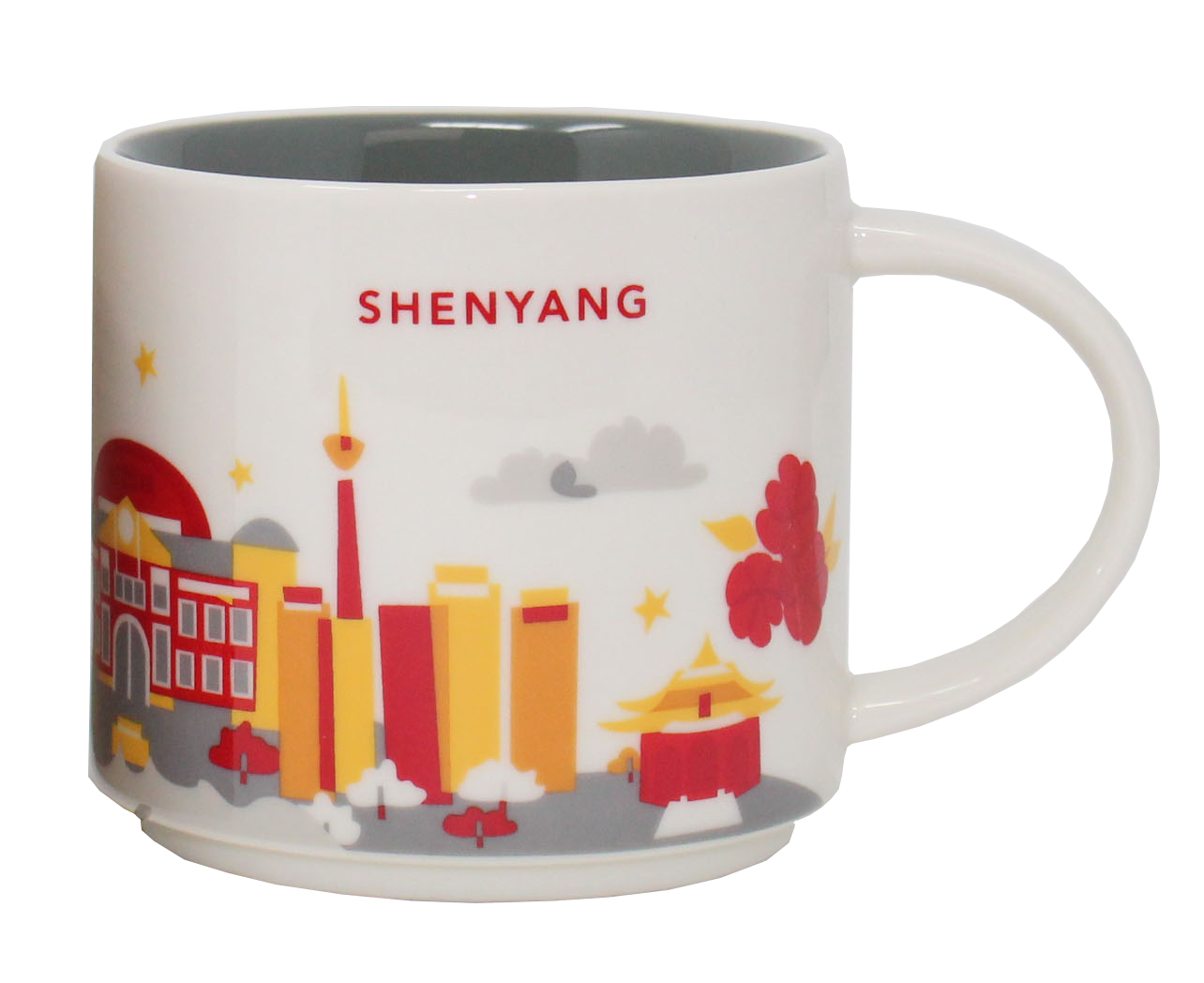 Starbucks You Are Here Series Shenyang Ceramic Mug, 14 Oz