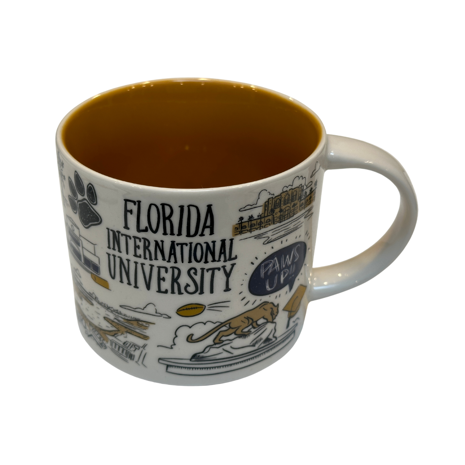 Starbucks Been There Series Campus Collection Florida International University Ceramic Coffee Mug, 14 Oz