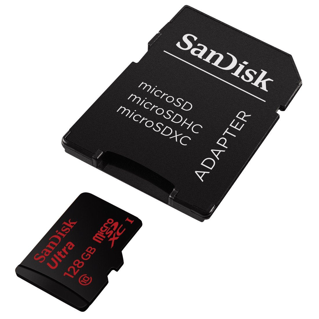 SanDisk Ultra 128GB UHS-I/Class 10 Micro SDXC Memory Card Up To 48MB/s With Adapter- SDSQUNC-128G