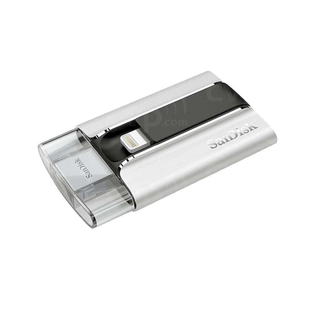 SanDisk iXpand 32GB USB 2.0 Mobile Flash Drive with Lightning connector For iPhones, iPads & Computers- SDIX-032G-G57 Old Version