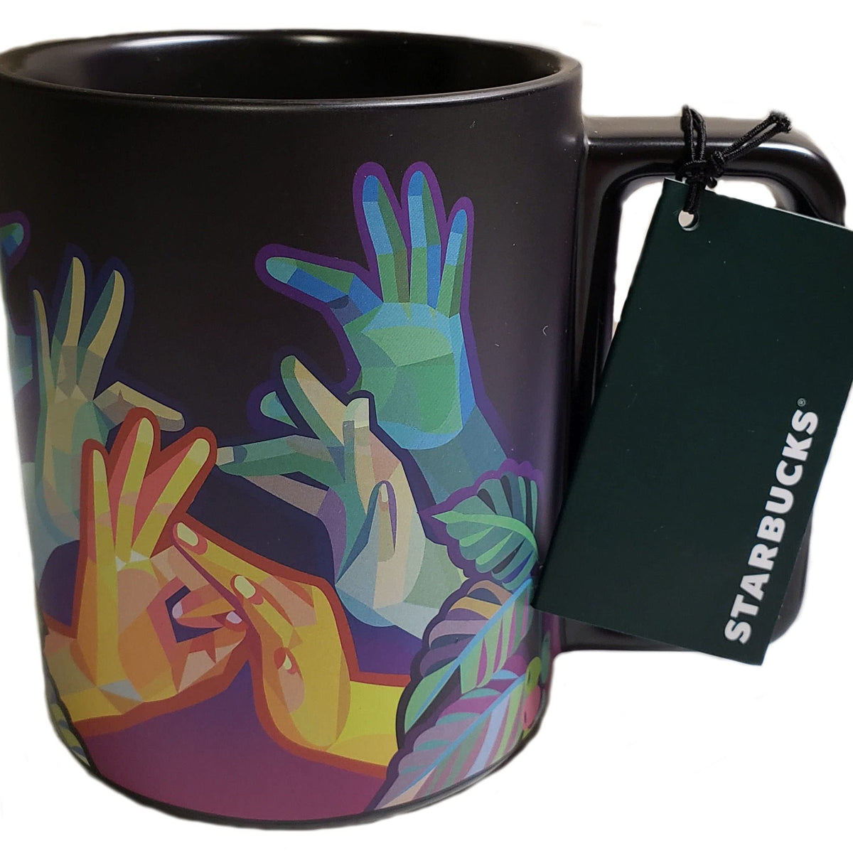 Starbucks American Sign Language ASL Hand Movements Coffee Mug, 12 Oz ...