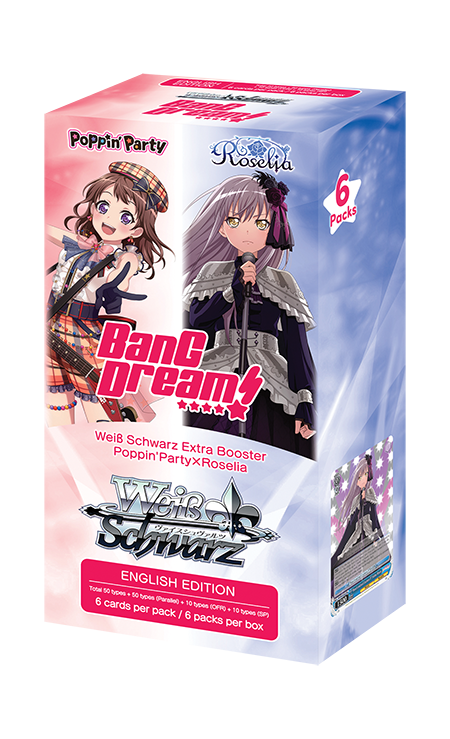 Weiss Schwarz: Poppin' Party X Roselia Extra Booster Box [6 Packs]