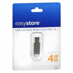 EasyStore 4GB USB 2.0 Drive (SDUSBES1-004G-G11)