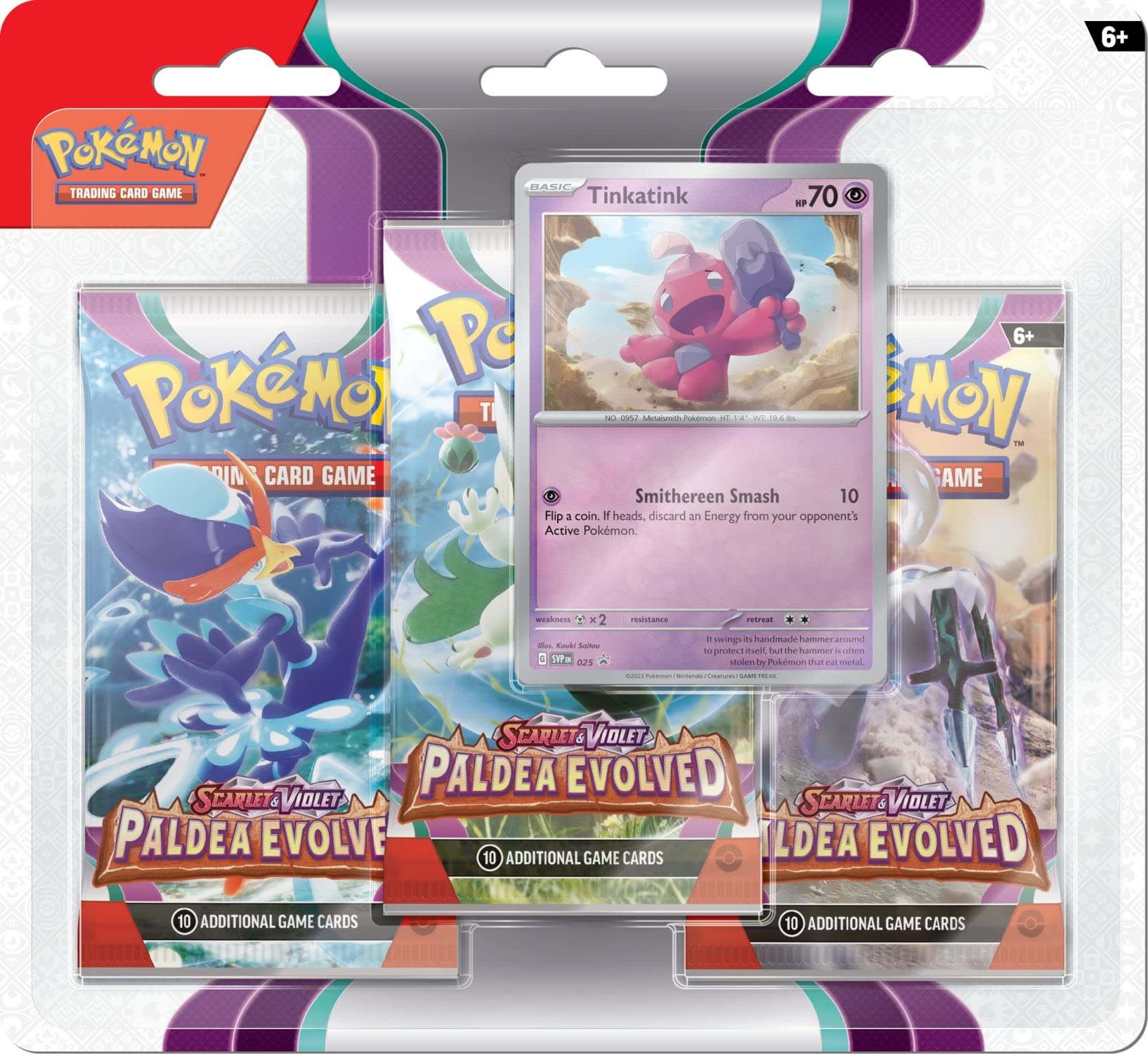 Pokemon Scarlet & Violet | Paldea Evolved | 3-Pack Blister (Random Promo)