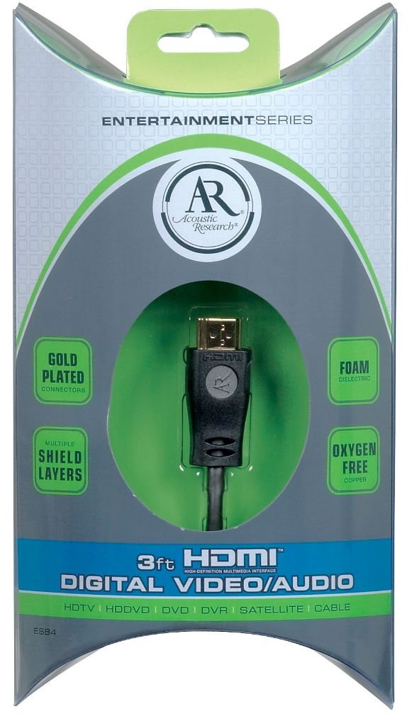 Acoustic Research Entertainment Series ES84 HDMI Cable (3 feet)