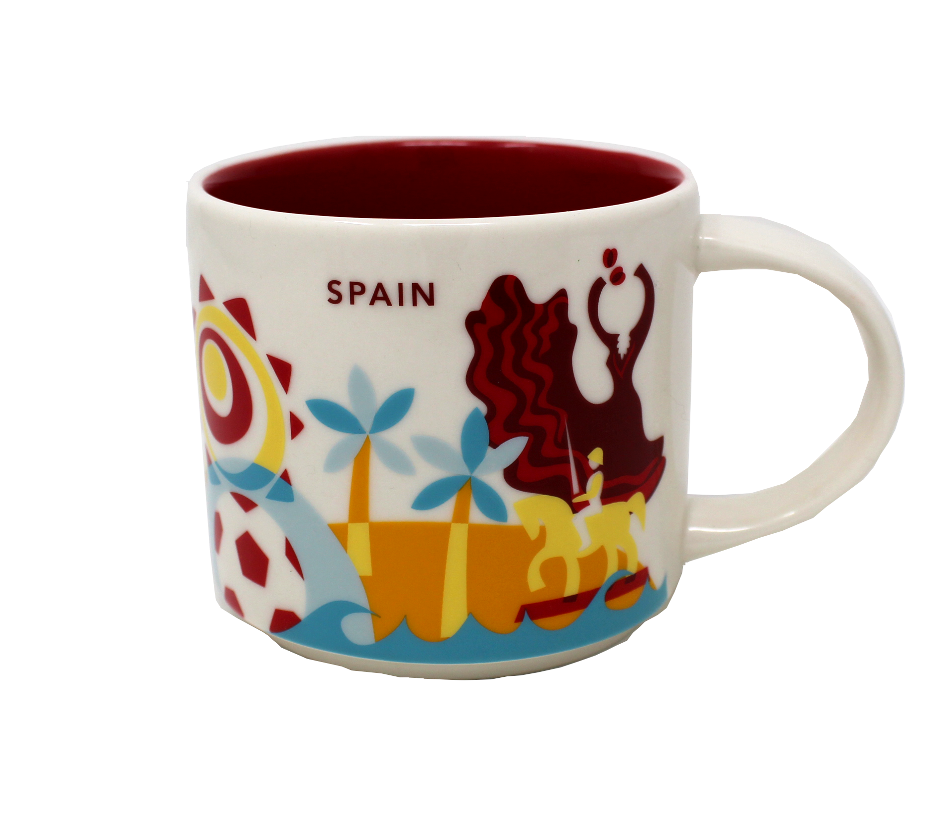 Starbucks You Are Here Series Spain Mug, 14 Oz