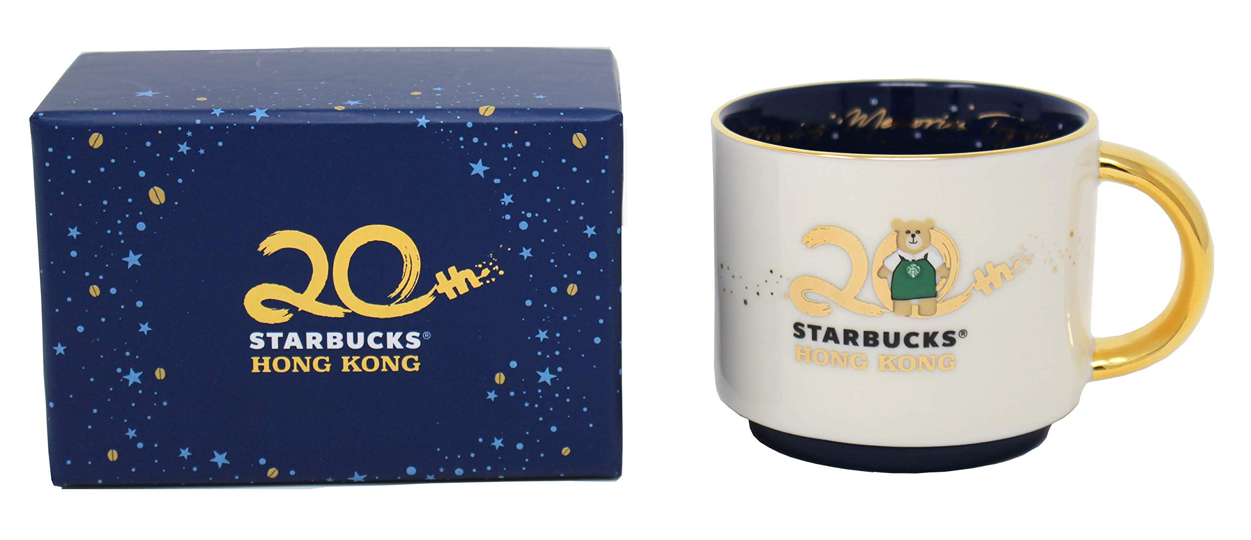 Starbucks Hong Kong 20th Anniversary Bearista Demitasse Mug, 3oz
