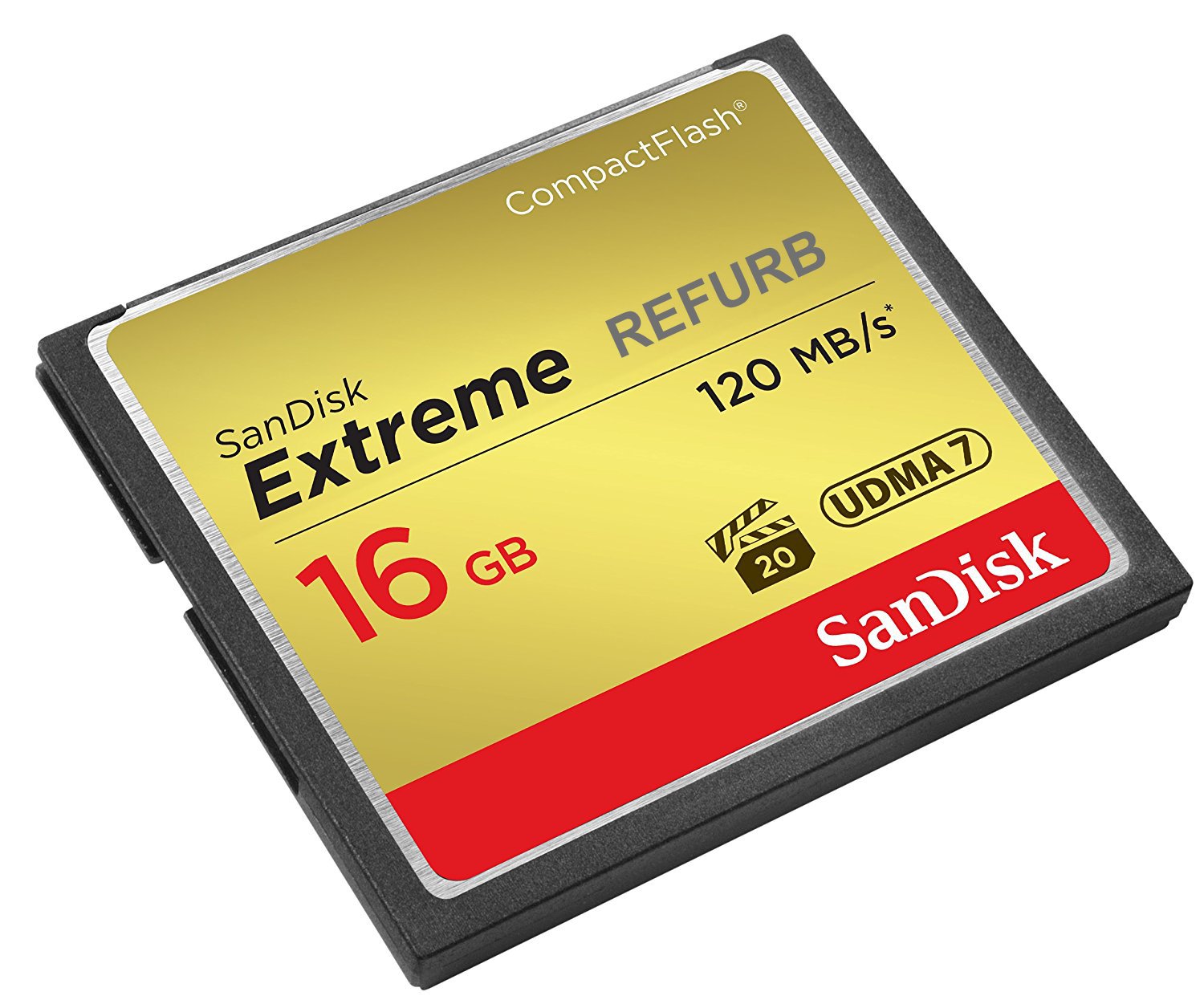 SanDisk Extreme 16GB CompactFlash Memory Card UDMA 7 120MB/s-SDCFXS-016G-X46 (Certified Refurbished)