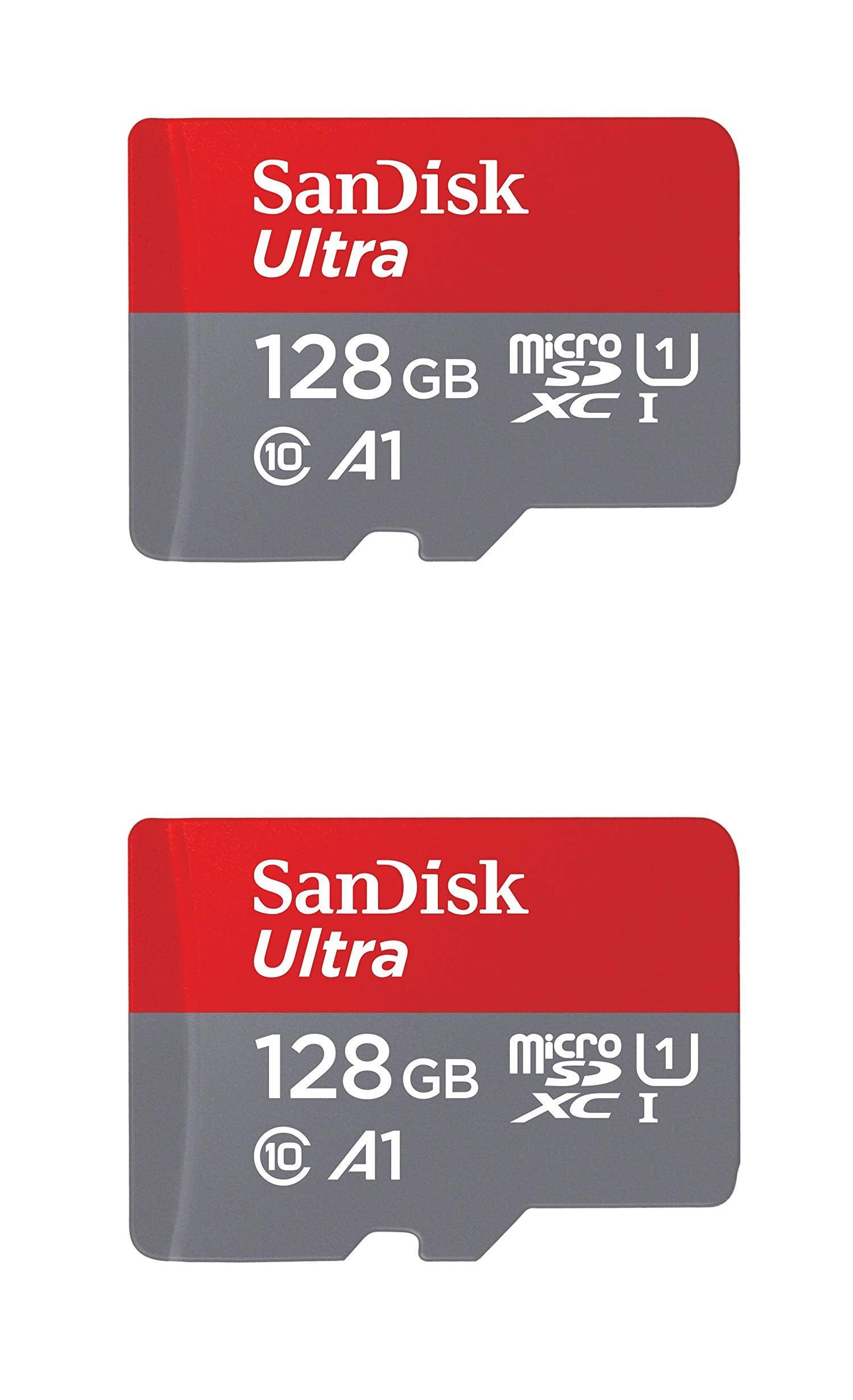 SanDisk 128GB X2 (256GB) MicroSDXC Ultra Uhs-1 Memory Card