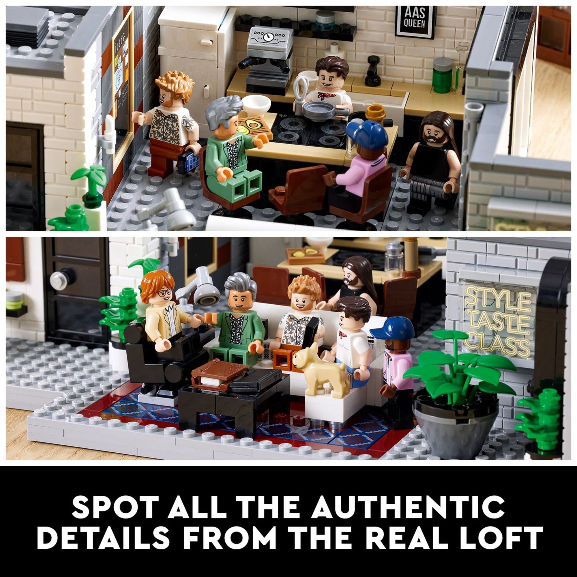 LEGO Queer Eye – The Fab 5 Loft 10291 Building Kit (974 Pieces)