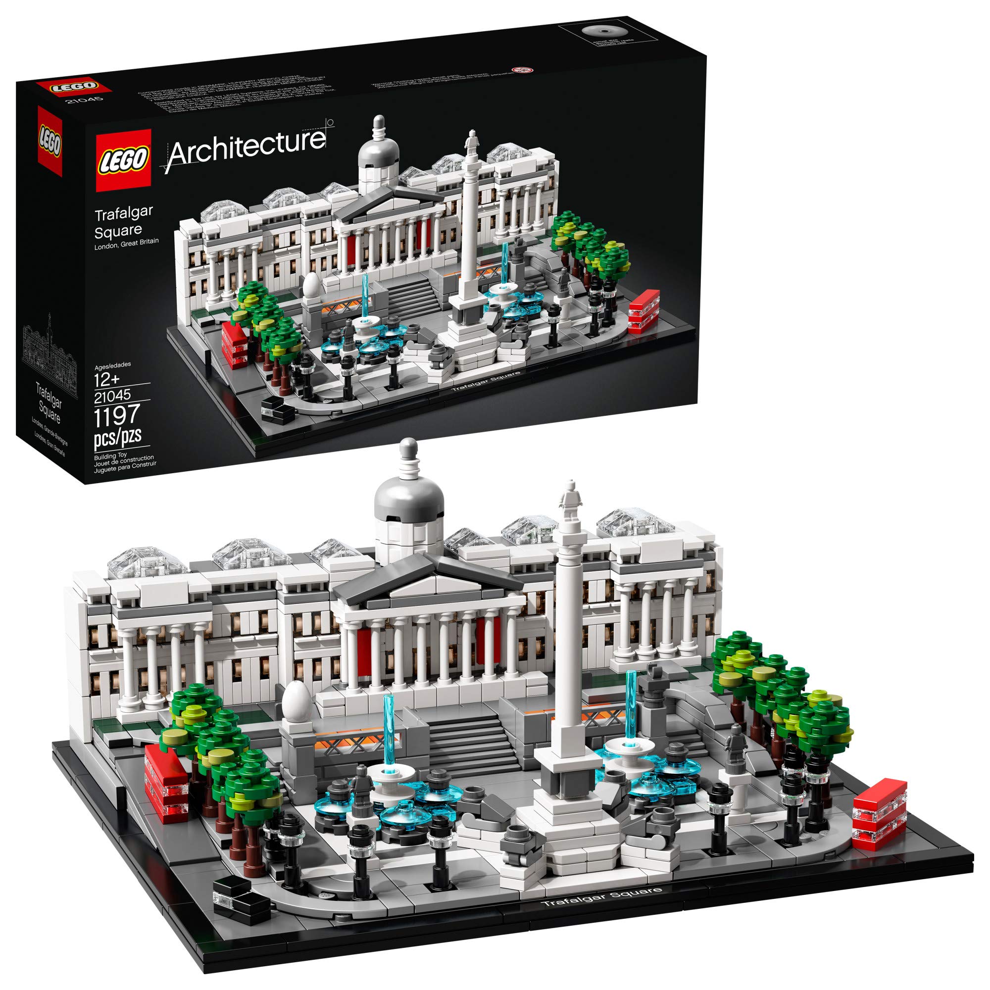 LEGO Architecture 21045 Trafalgar Square Building Kit, New 2019 (1197 Pieces)