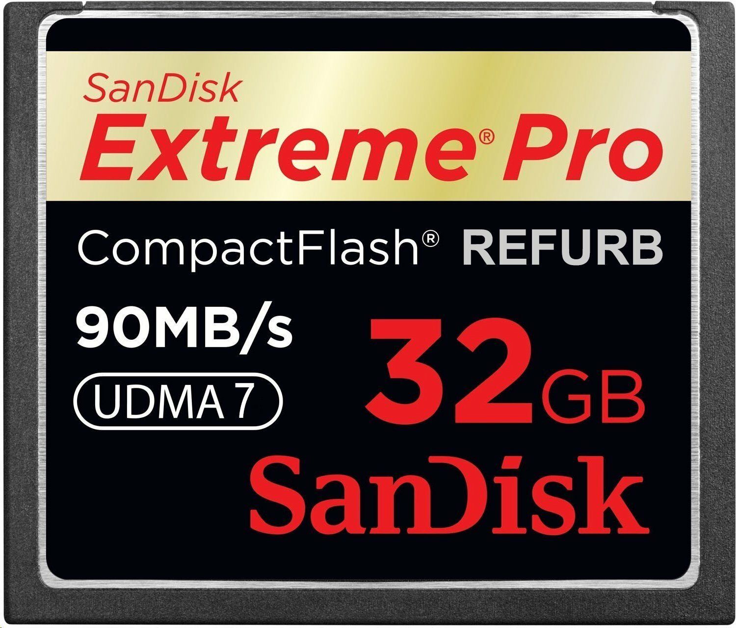 SanDisk Extreme PRO 32GB CompactFlash Memory Card UDMA 7 Speed Up To 90MB/s- SDCFXP-032G-X46 (Certified Refurbished)
