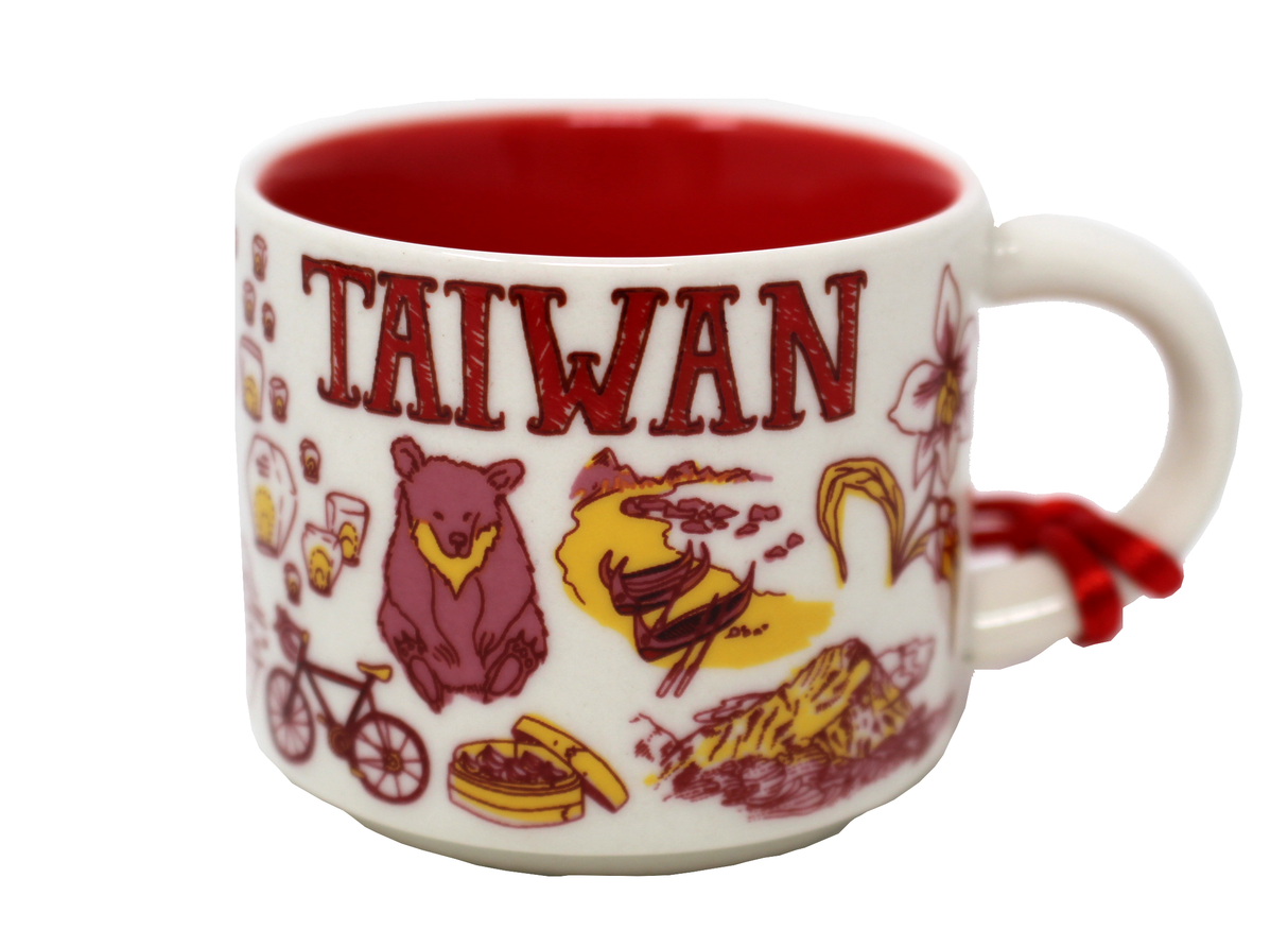 Starbucks Been There Series Taiwan Ceramic Demitasse Ornament Mug, 2 Oz