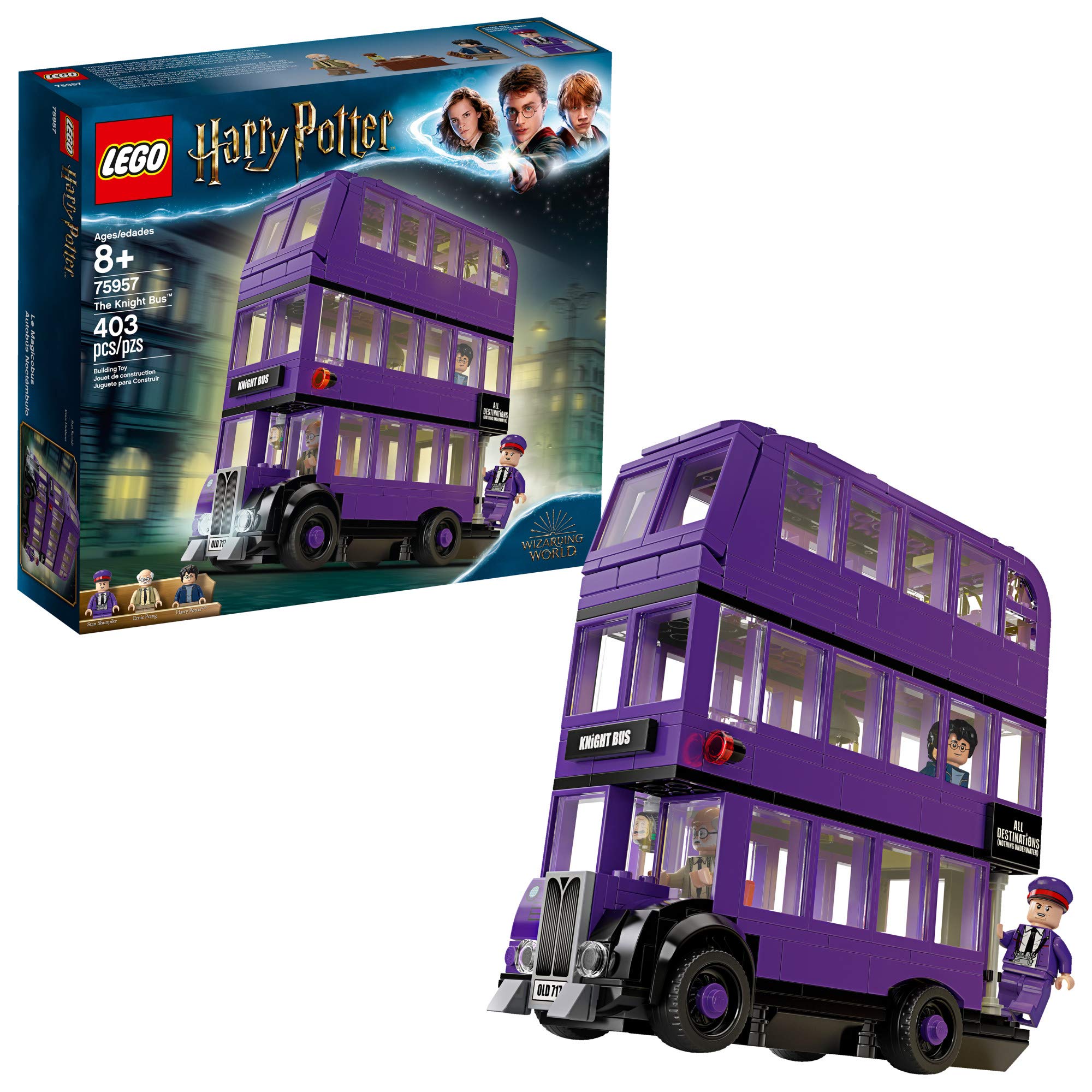LEGO Harry Potter and The Prisoner of Azkaban Knight Bus 75957 Building Kit (403 Pieces) (Like New, Open Box)