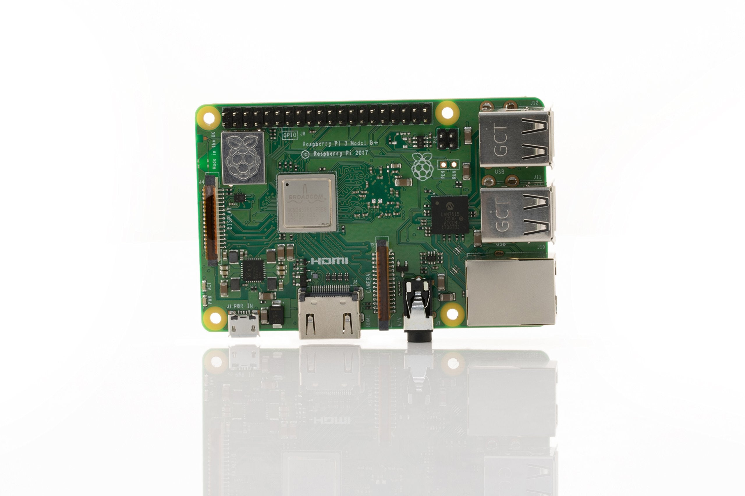 Raspberry Pi 3 Model B+ Motherboard, 1GB, 1.4GHz ARM CPU