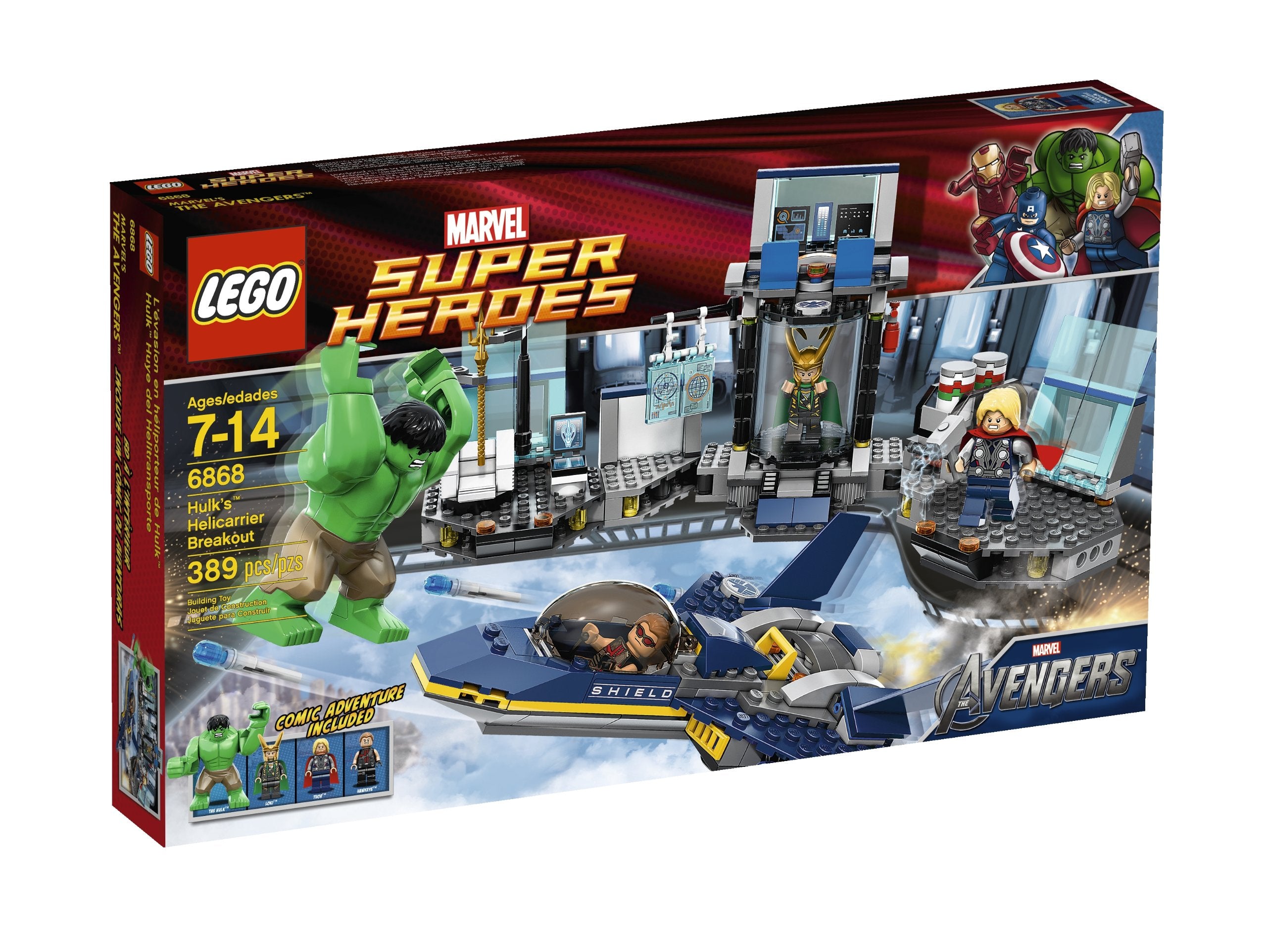 LEGO Super Heroes Hulk's Helicarrier Breakout (6868)