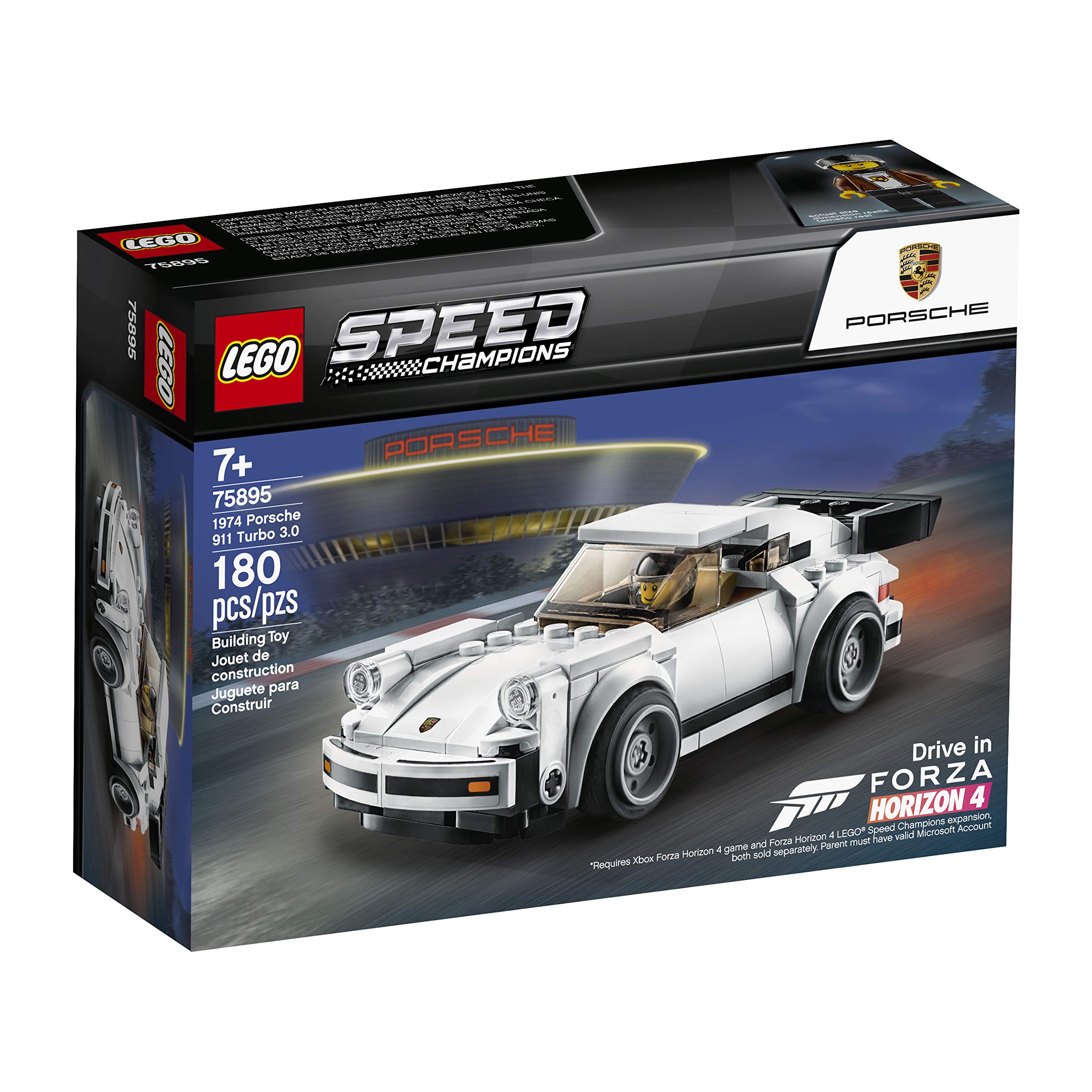LEGO Speed Champions 1974 Porsche 911 Turbo 3.0 75895 Building Kit, New 2019 (179 Pieces)