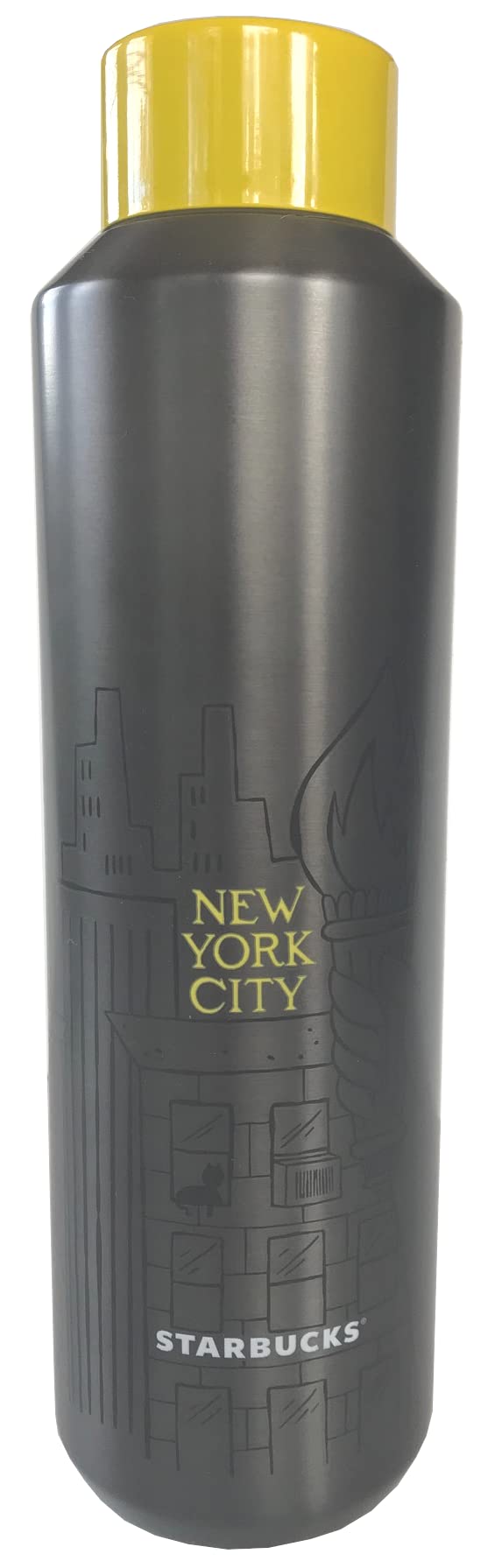 Starbucks New York City Vacuum Insulated Stainless Steel Water Bottle, 20 Oz