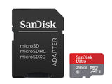 SanDisk Ultra 256GB MicroSDXC UHS-I Card with Adapter (SDSQUNI-256G-GN6MA)
