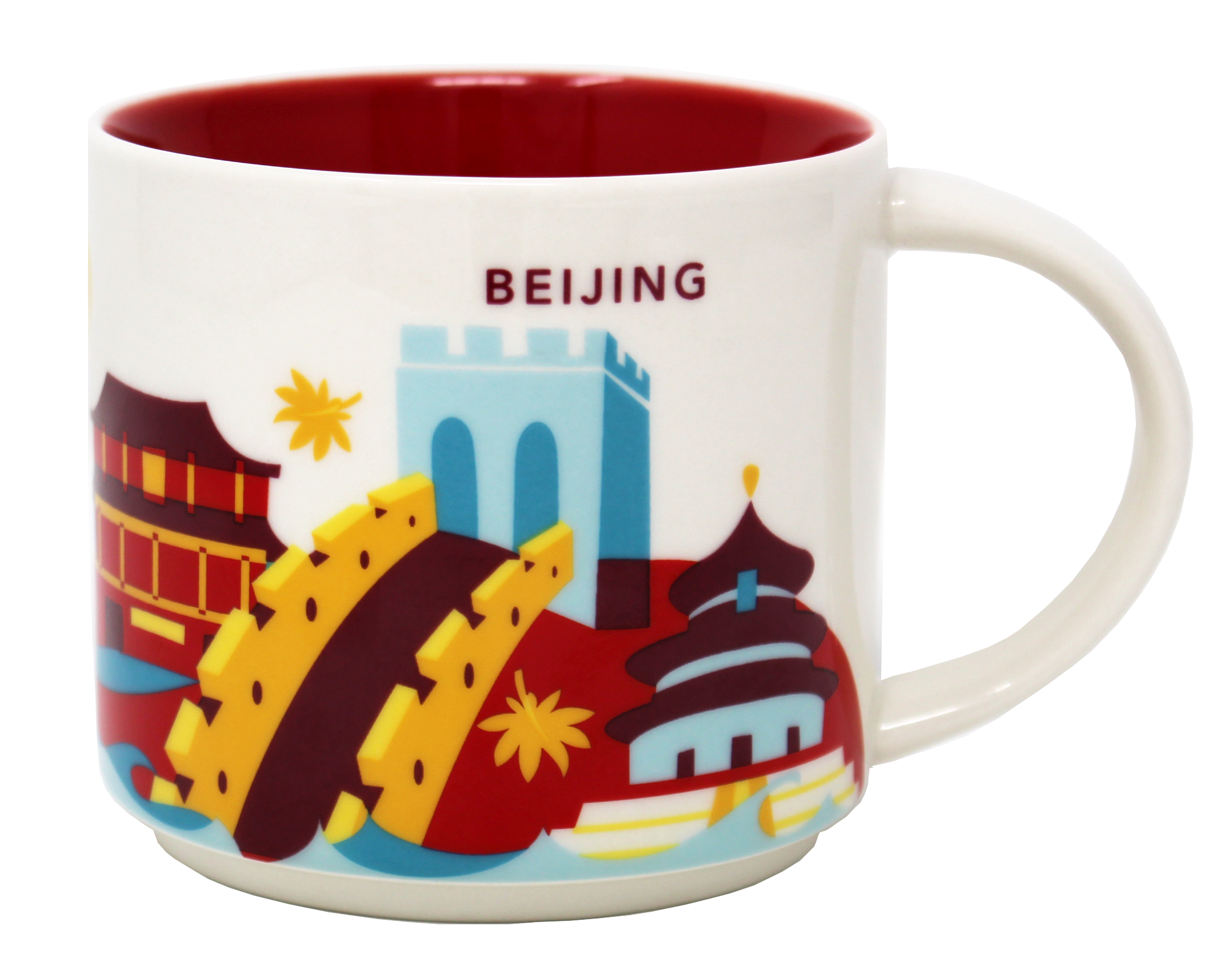 Starbucks You Are Here Series Beijing Ceramic Mug, 14 Oz