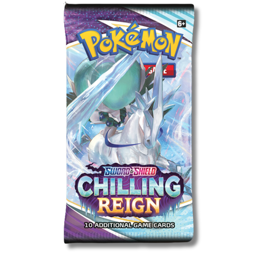 Pokemon Sword & Shield Chilling Reign Booster Pack | Glastrier