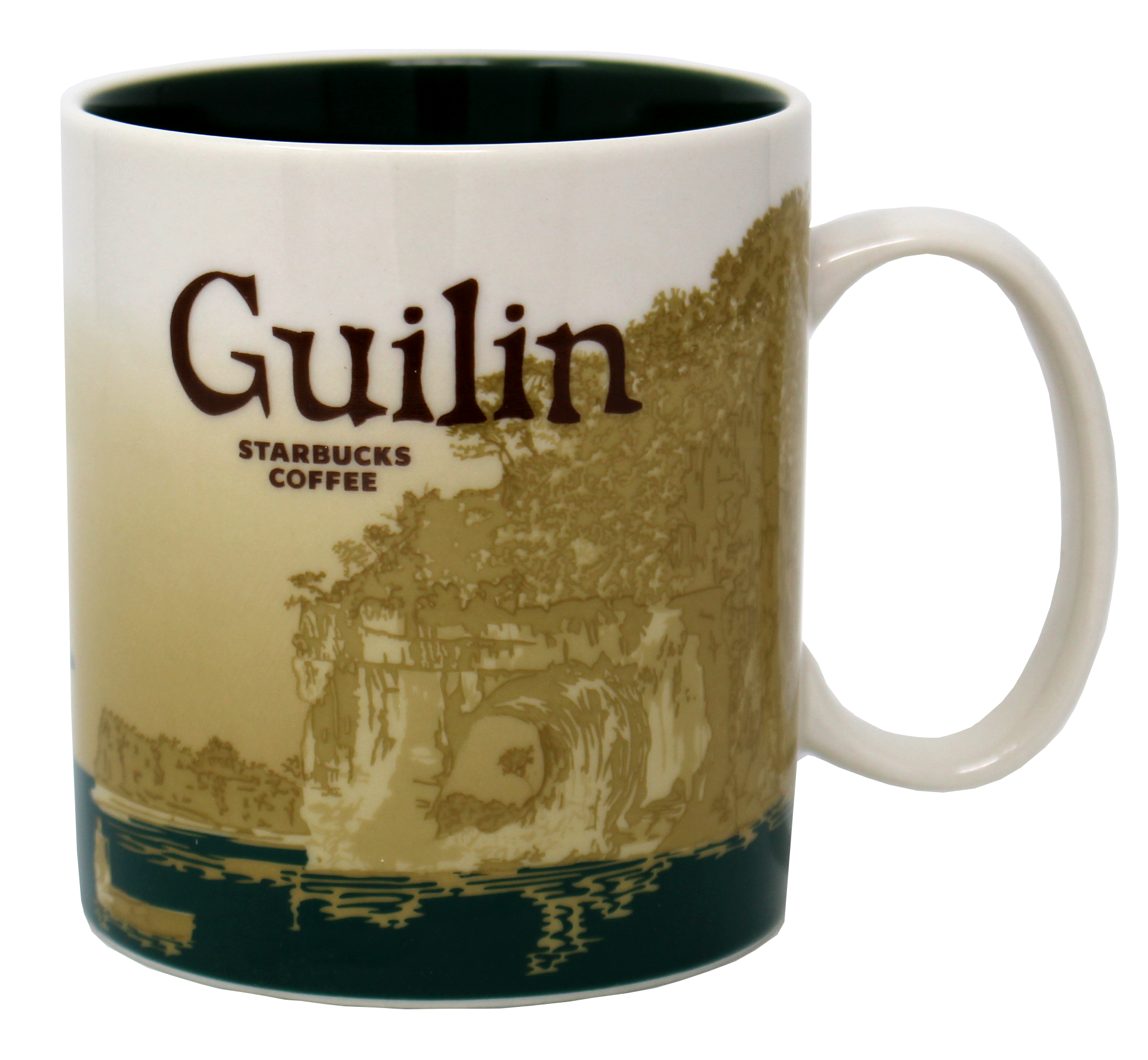 Starbucks Global Icon Series Guilin Ceramic Mug, 16 Oz
