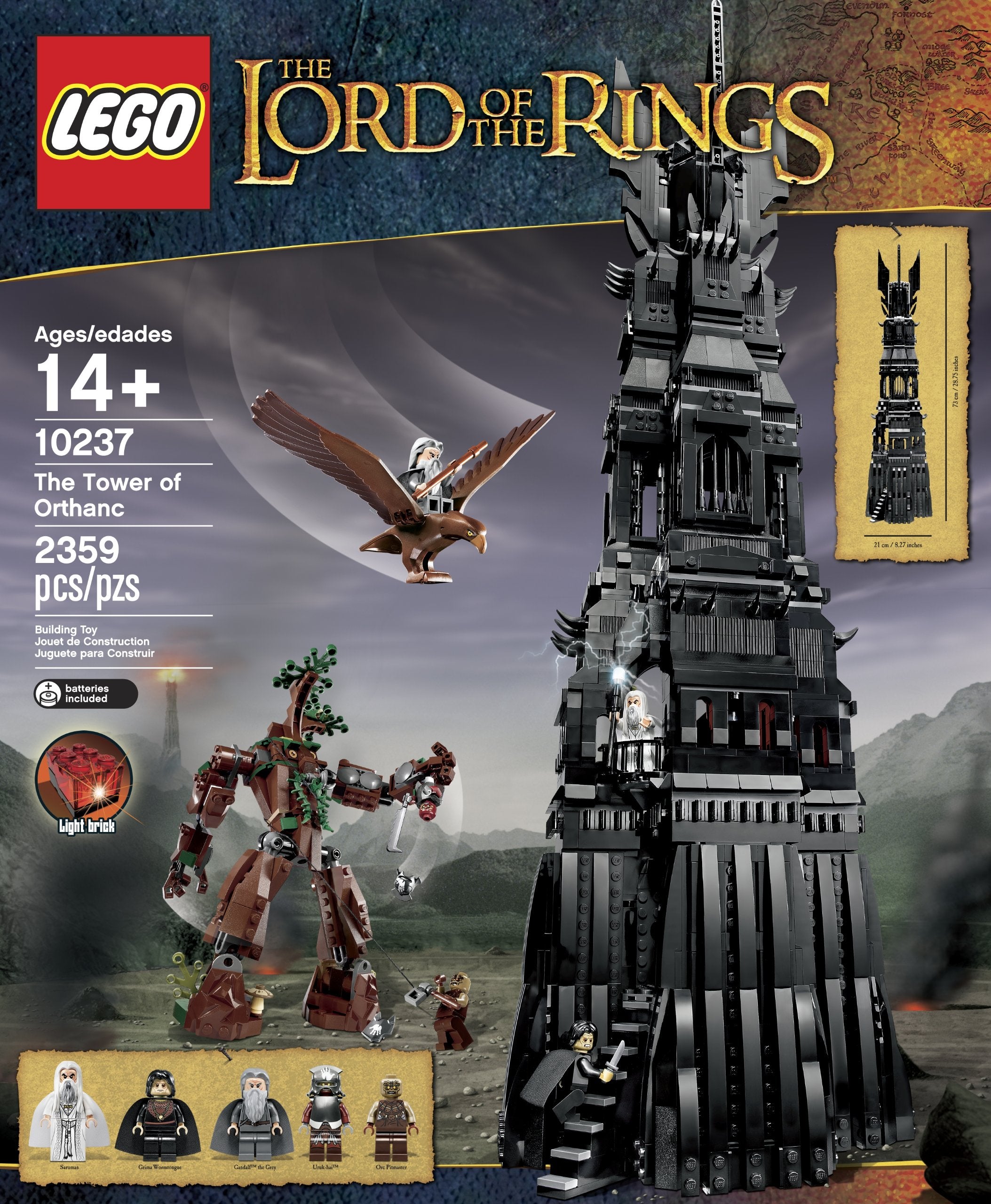 LEGO Lord of the Rings 10237 Tower of Orthanc Building Set
