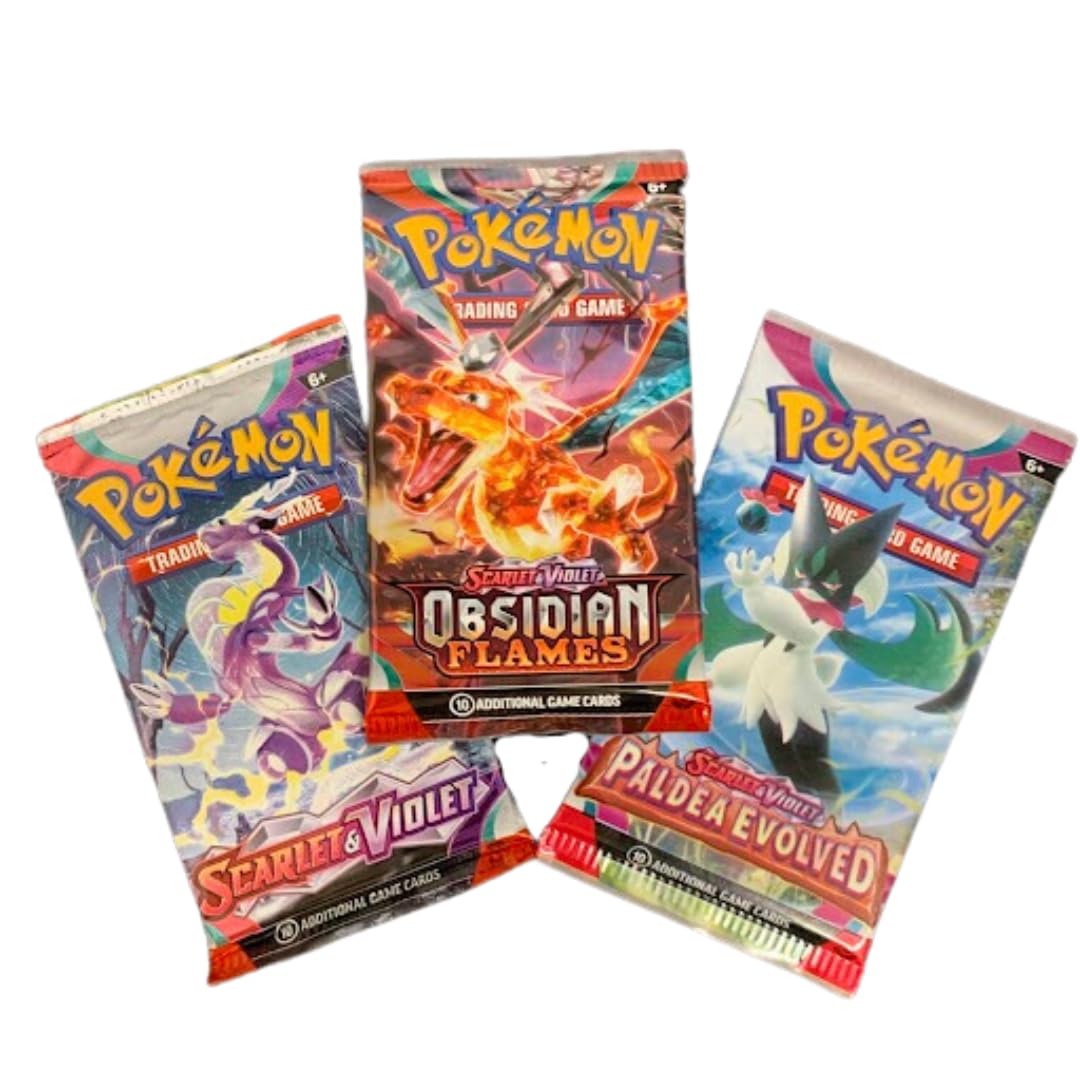 Pokemon Scarlet & Violet | 3 Random Booster Packs