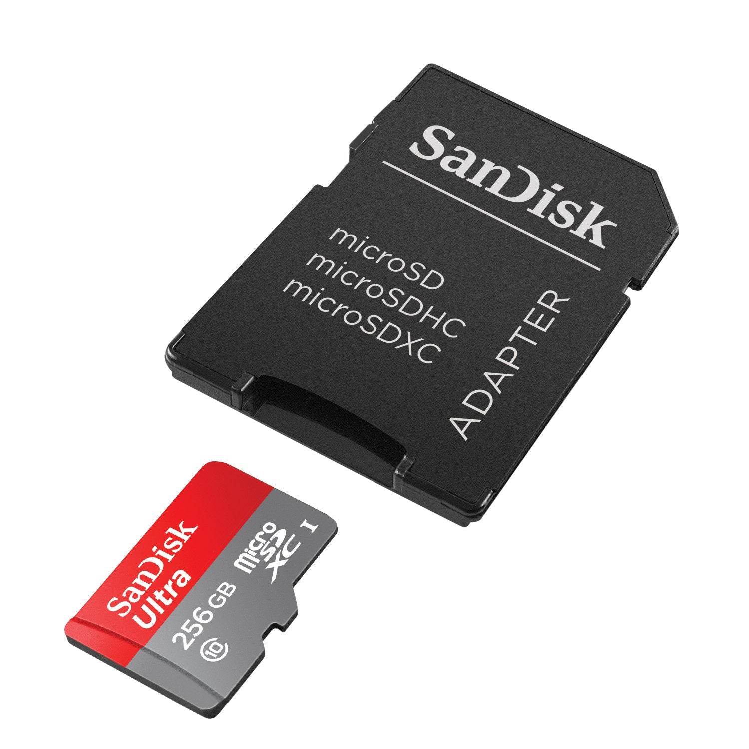 SanDisk Ultra 256GB MicroSDXC UHS-I Card with Adapter (SDSQUNI-256G-GN6MA)