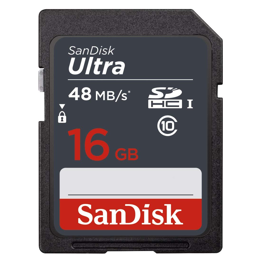 SanDisk Ultra 16GB SDHC UHS-I Class 10 48MB/s Memory Card