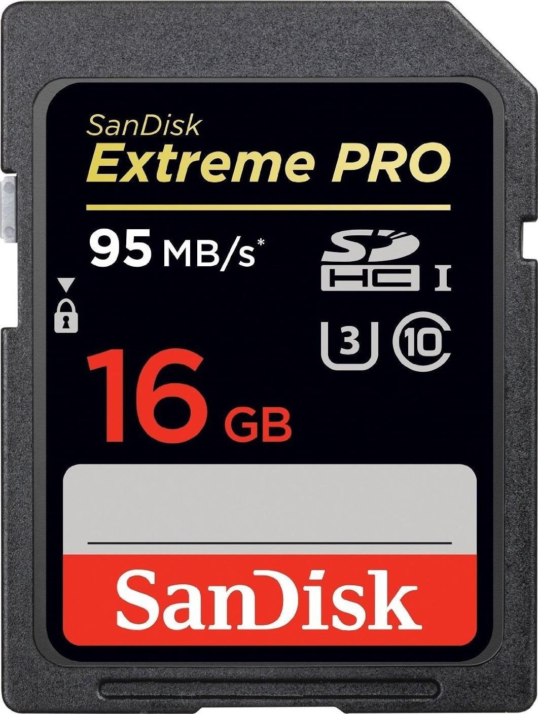 Sandisk 16GB Extreme Pro UHS1 SDHC Card 95MB/s ( SDSDXPA-016G-A75 ) (Open Box, Like New)