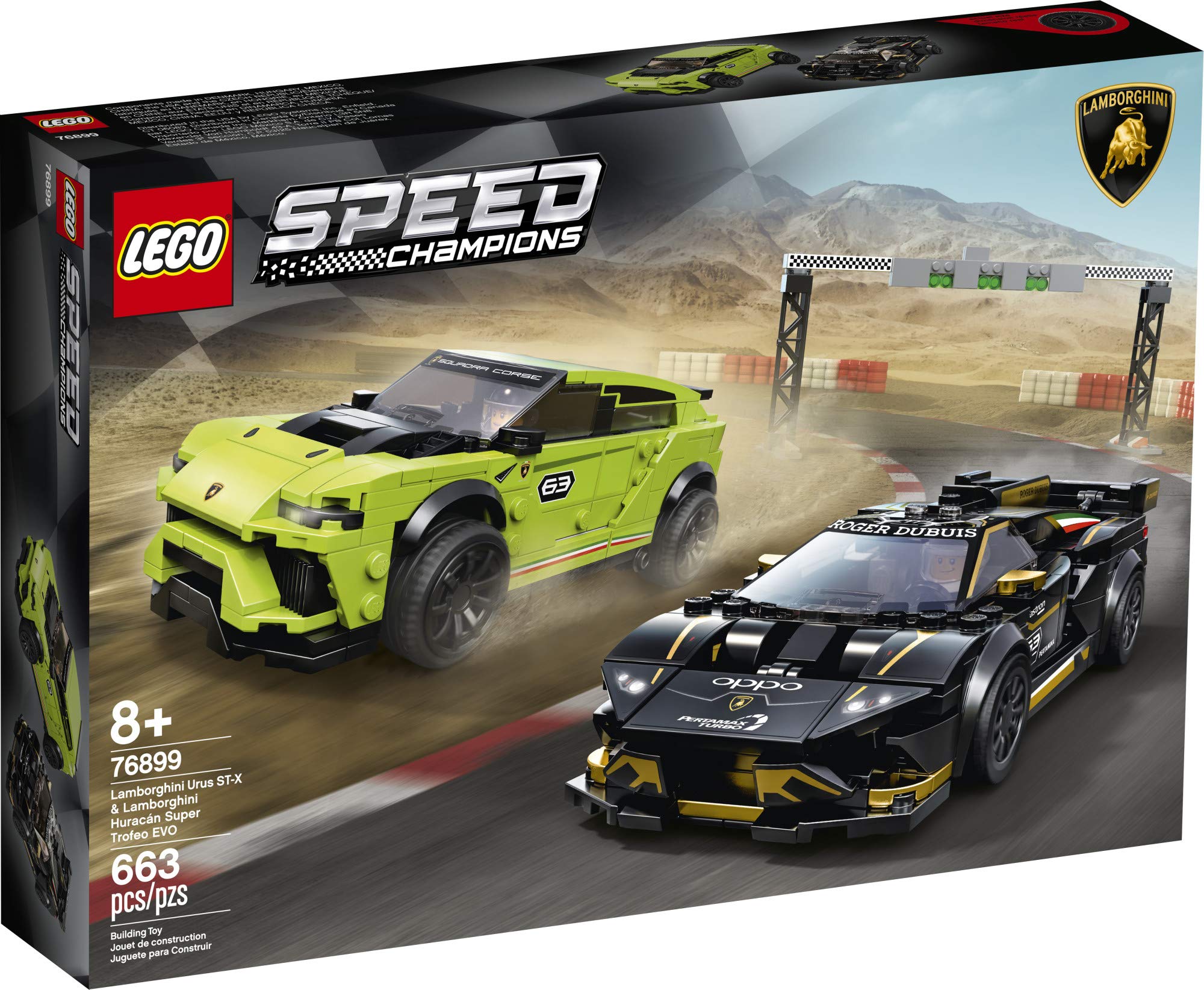LEGO Speed Champions Lamborghini Urus ST-X and Lamborghini Huracan Sup —  BlueProton