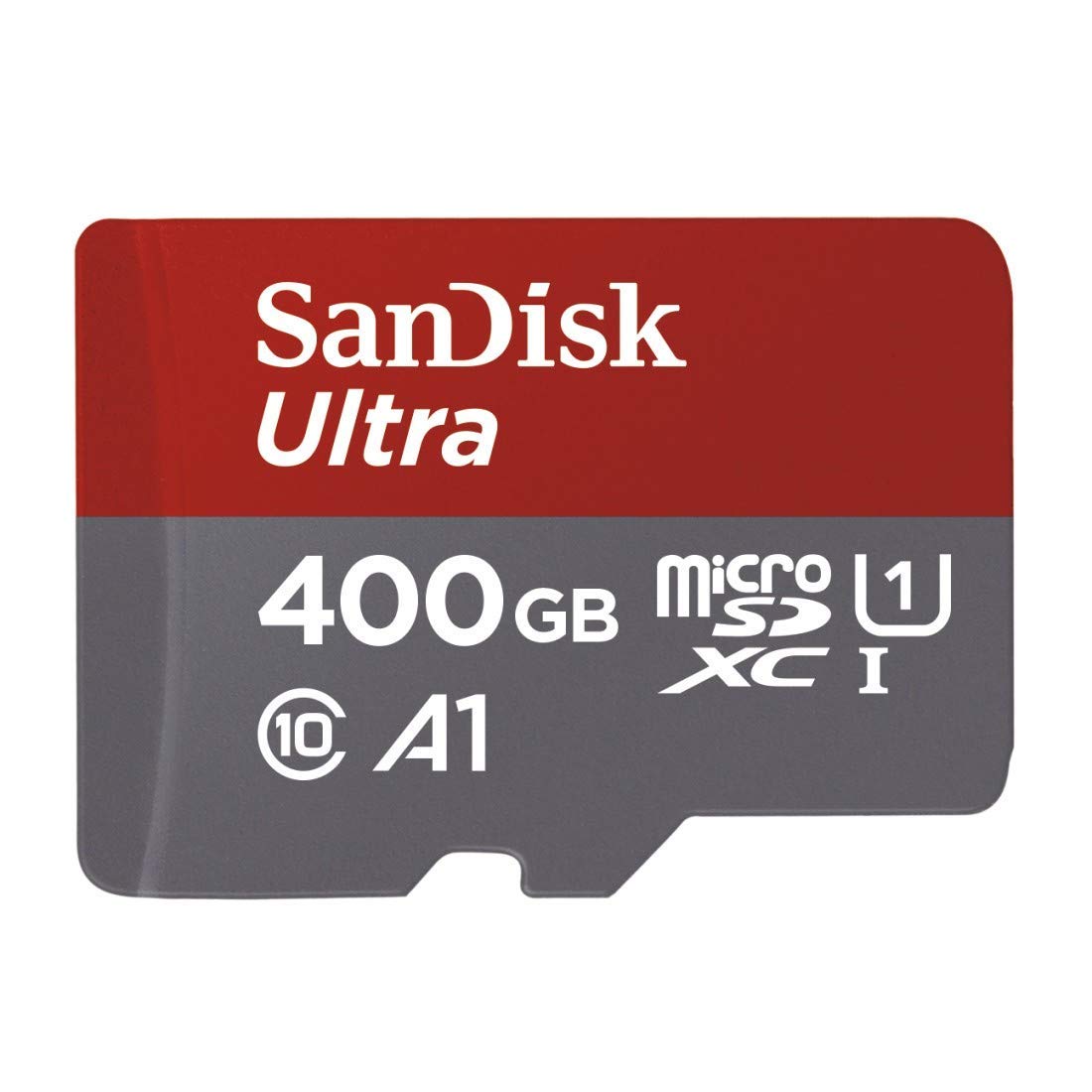 Sandisk Ultra 400GB Micro SDXC UHS-I Card with Adapter - SDSQUAR-400G-GN6MA