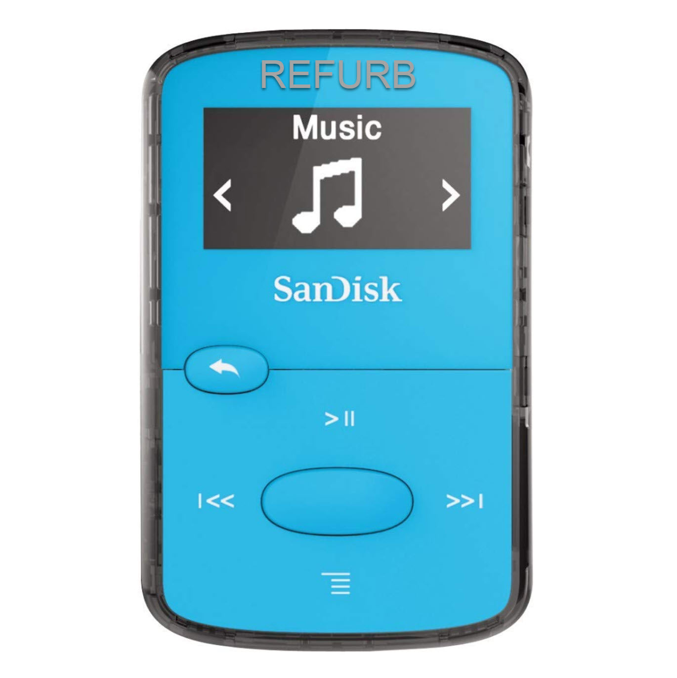 SanDisk 8GB Clip Jam MP3 Player Blue SDMX26-008G-G46B (Certified Refurbished)