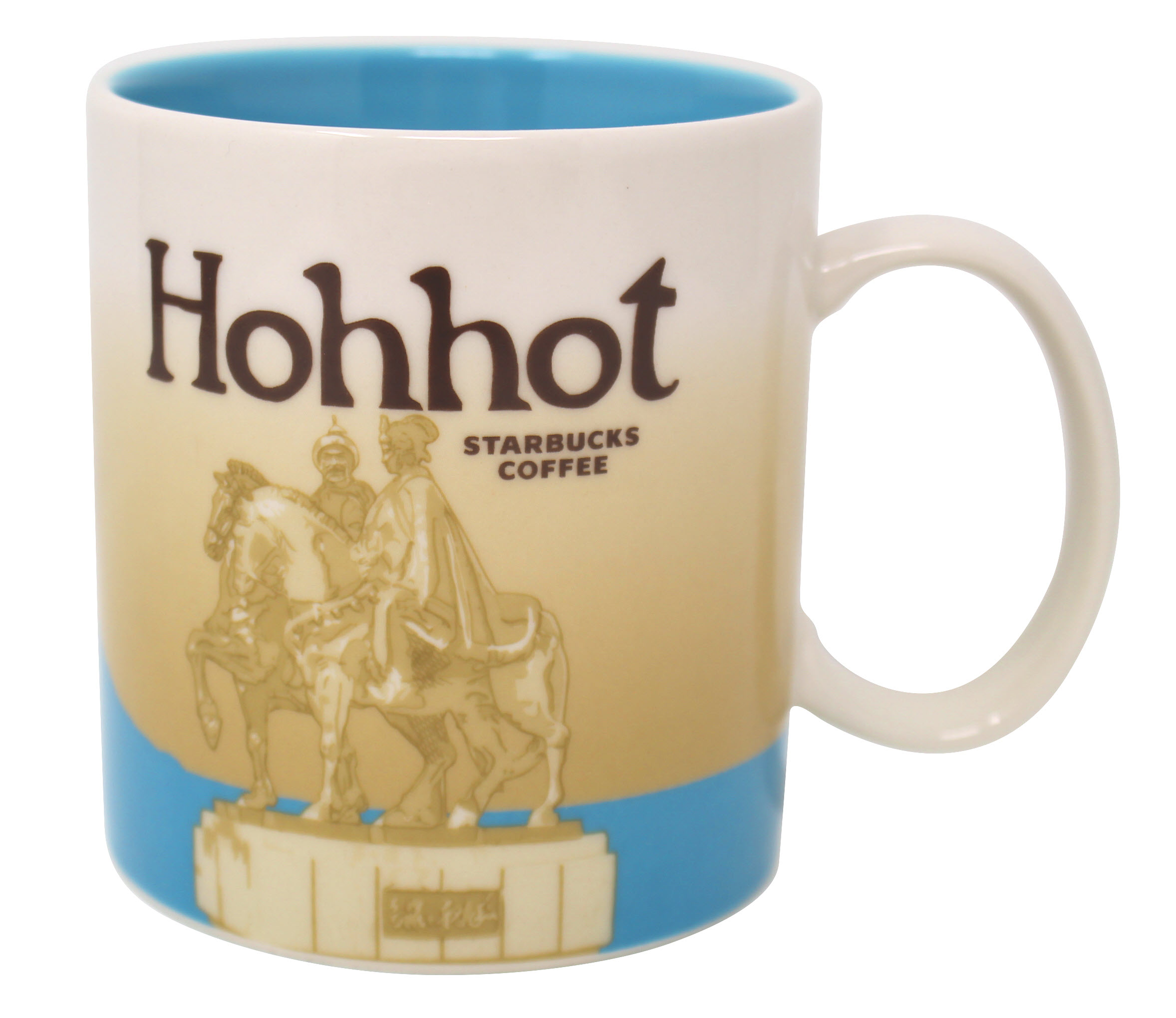 Starbucks Global Icon Series Hohhot Ceramic Mug, 16 Oz