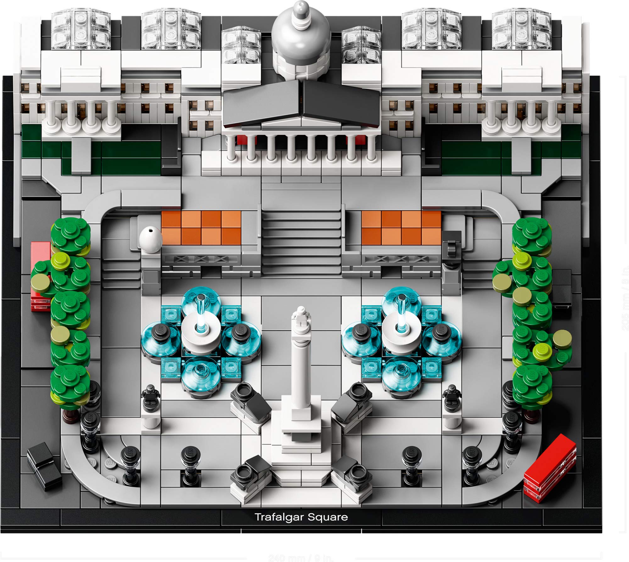 LEGO Architecture 21045 Trafalgar Square Building Kit, New 2019 (1197 Pieces) (Like New, Open Box)