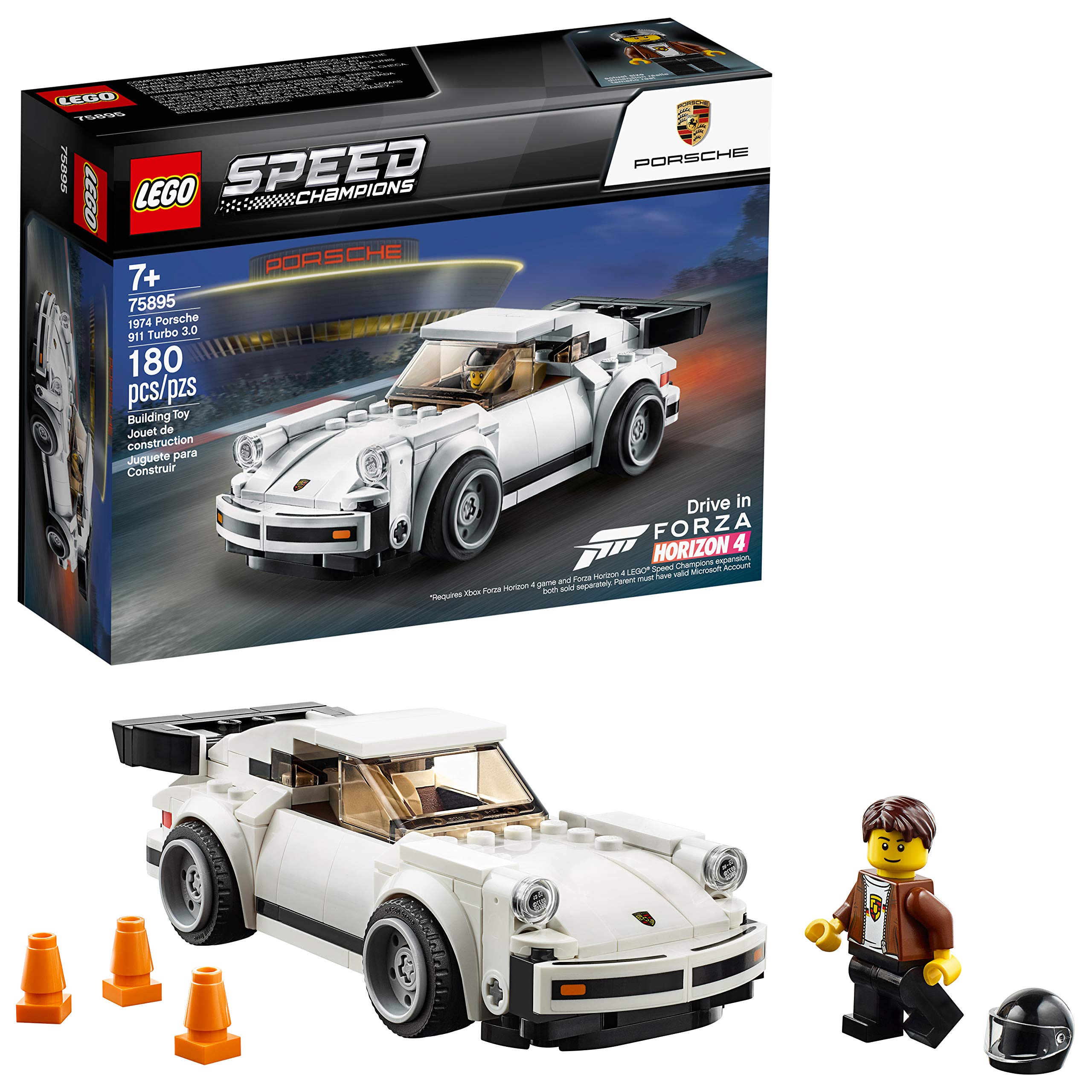 LEGO Speed Champions 1974 Porsche 911 Turbo 3.0 75895 Building Kit, New 2019 (179 Pieces)