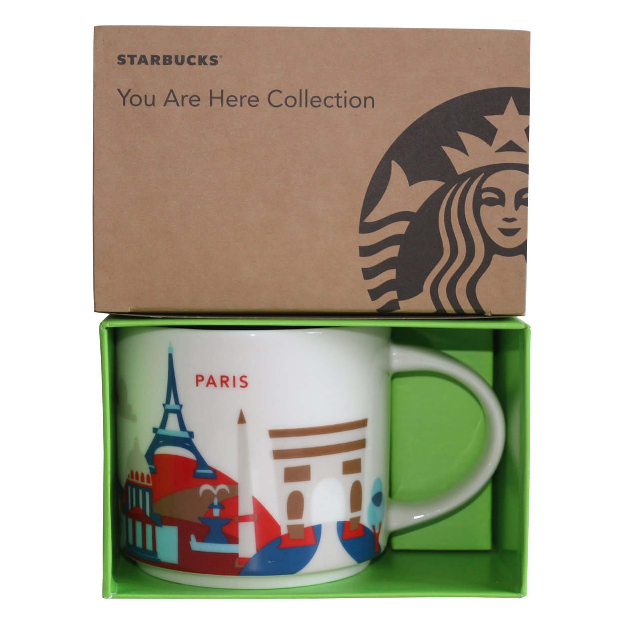 Starbucks You Are Here Series Paris Ceramic Mug, 14 Oz
