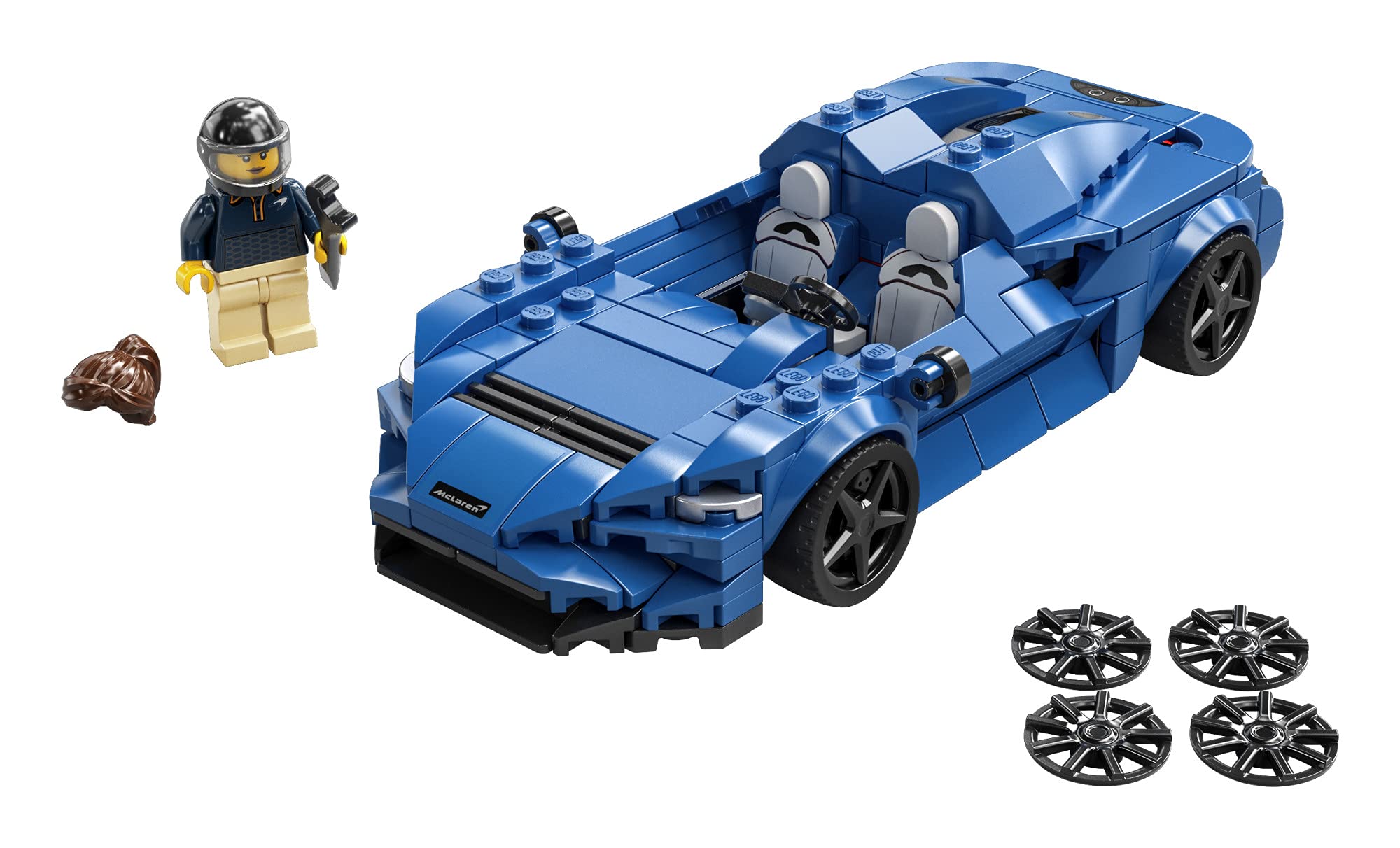 LEGO Speed Champions McLaren Elva 76902 Building Kit; Top Toy Car; Cool Toy for Kids; New 2021 (263 Pieces)