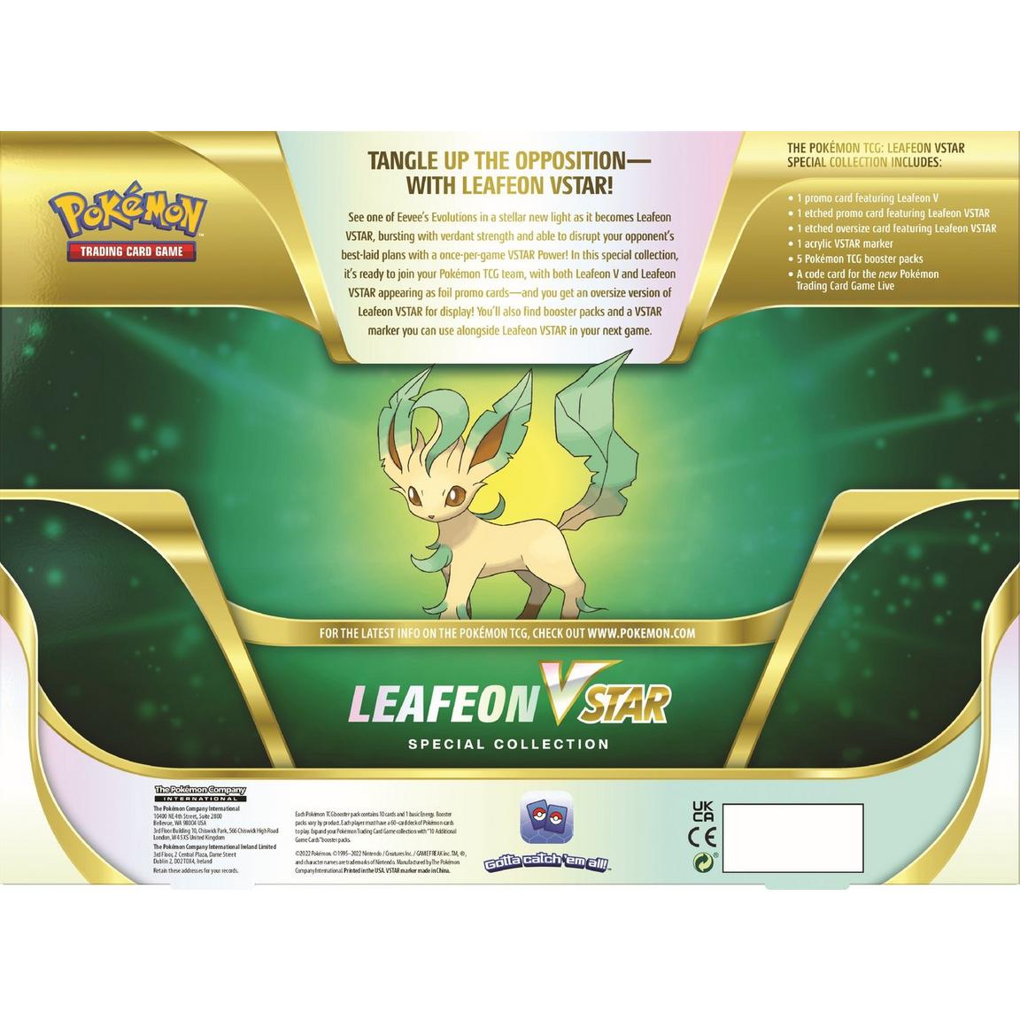 Pokemon TCG VSTAR Leafeon Special Collection