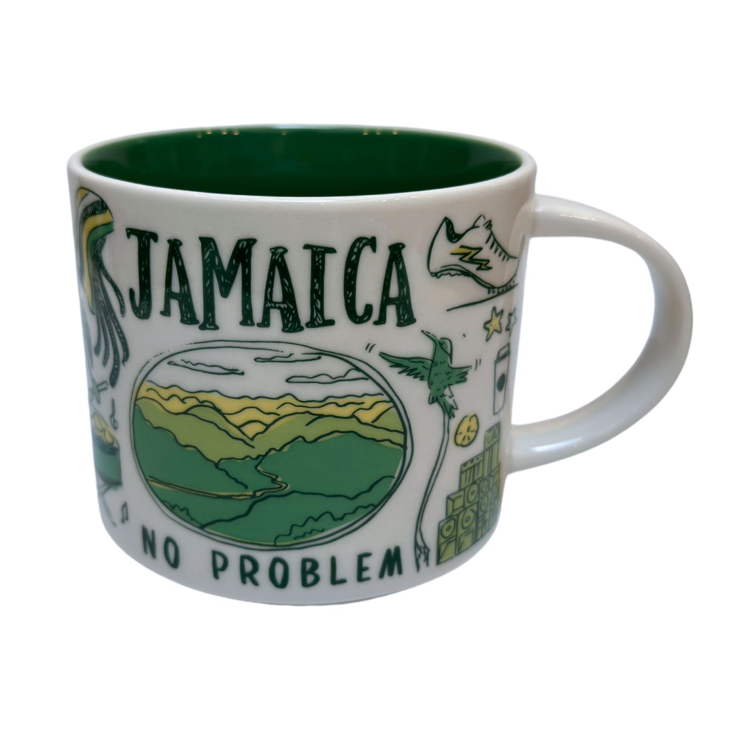 Starbucks Been There Series Jamaica Ceramic Mug, 14 Oz