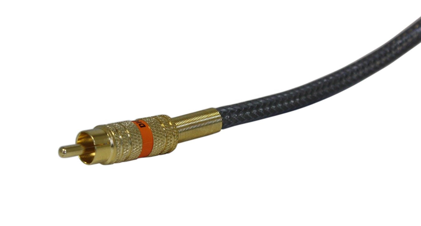 RCA HD6CA - Digital audio cable (coaxial) - RCA (M) - RCA (M) - 6 ft - double shielded