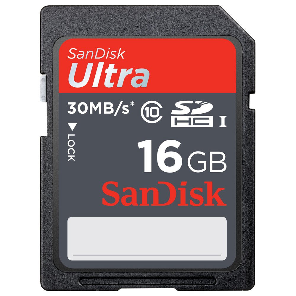 Sandisk SDSDU-016G-A11 16GB Ultra SDHC UHS-I Card 30MB/s (Class 10)