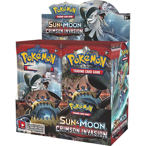 Pokemon TCG: Sun & Moon Crimson Invasion Sealed Booster Box (36 Packs) BlueProton Pokemon TCG: Sun & Moon Crimson Invasion Sealed Booster Box (36 Packs) BlueProton