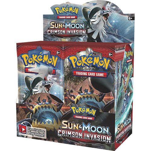 Pokemon TCG: Sun & Moon Crimson Invasion Sealed Booster Box (36 Packs)