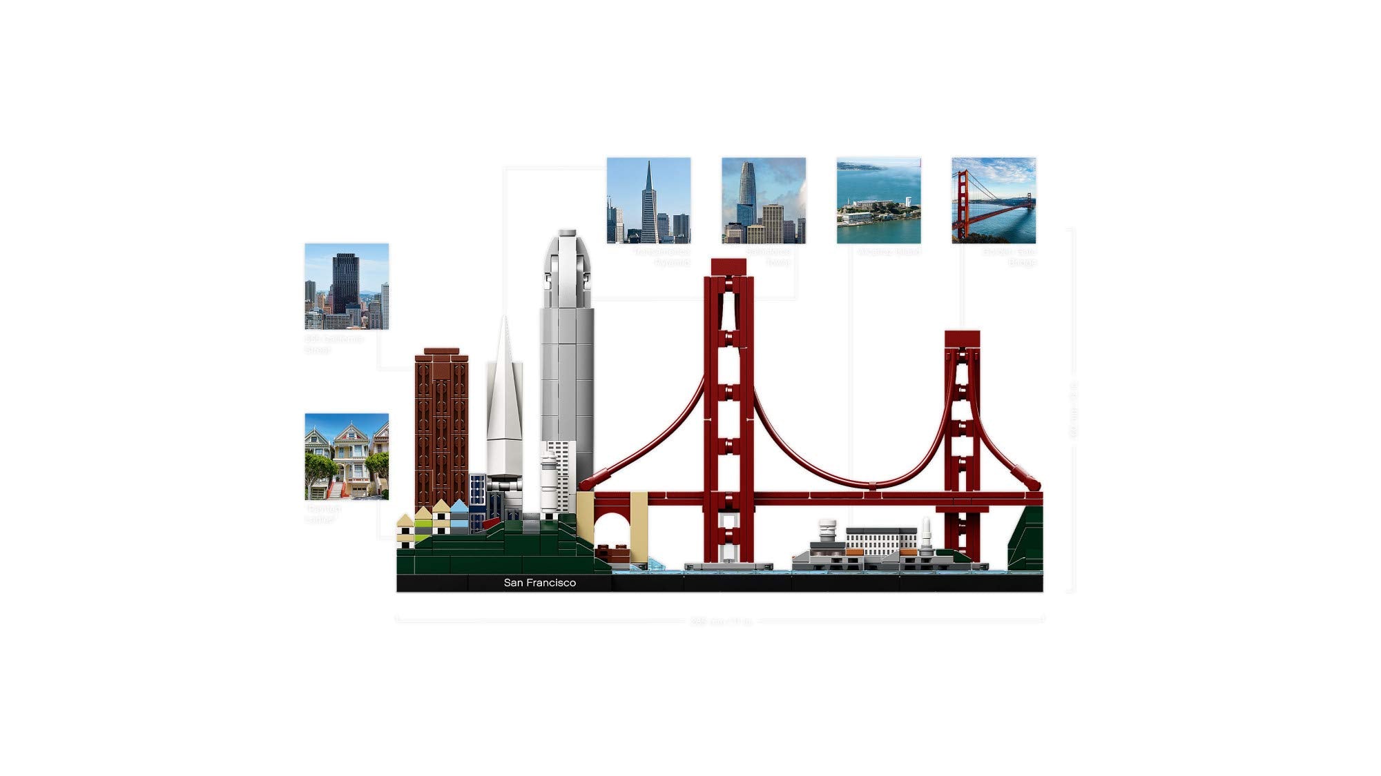 LEGO Architecture Skyline Collection 21043 San Francisco Building Kit (565 Piece)
