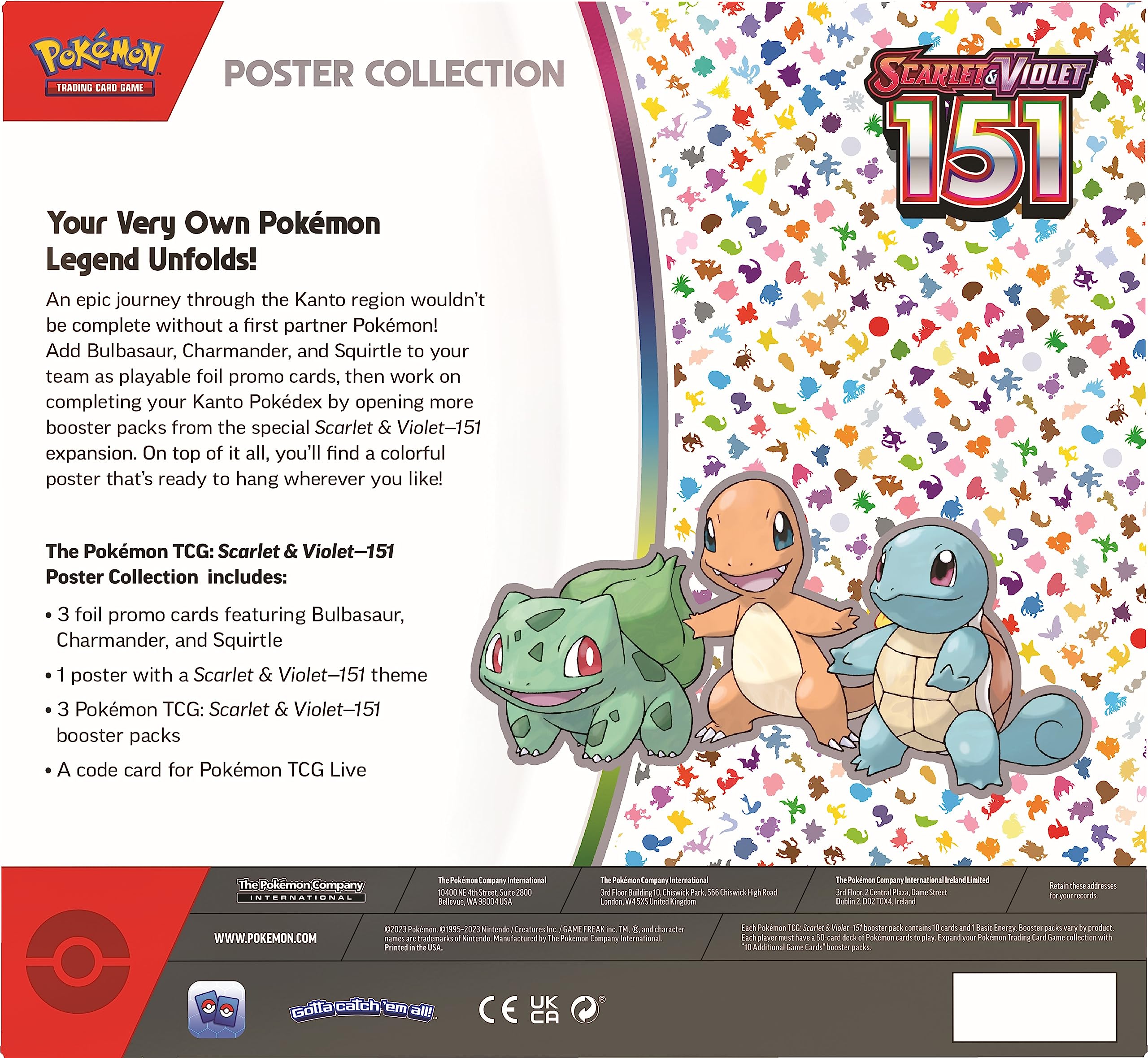 Pokemon TCG: Scarlet & Violet 151 Special Poster Collection