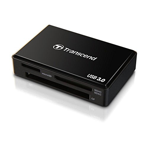 Transcend USB 3.0 Super Speed Multi-Card Reader for SD/SDHC/SDXC/MS/CF Cards (TSRDF8K)